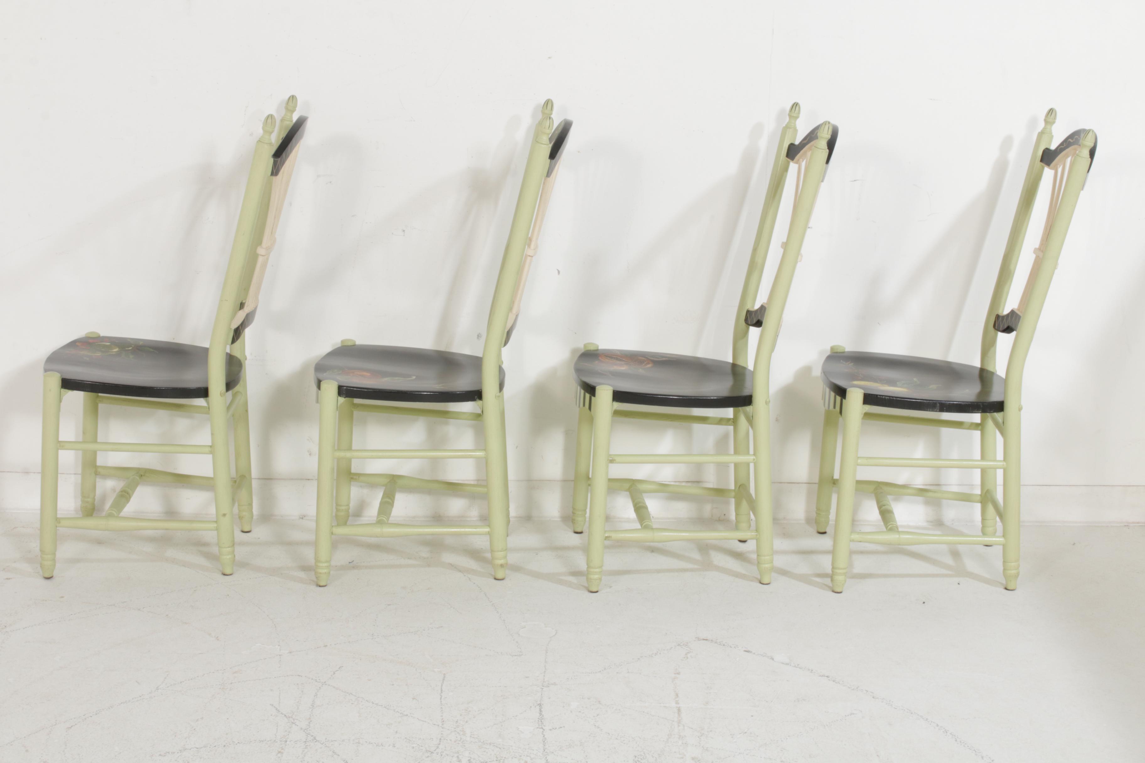 Tracy Porter Stonehouse Farm Goods Hand-Painted "Fruits" Dining Set, 20th C.