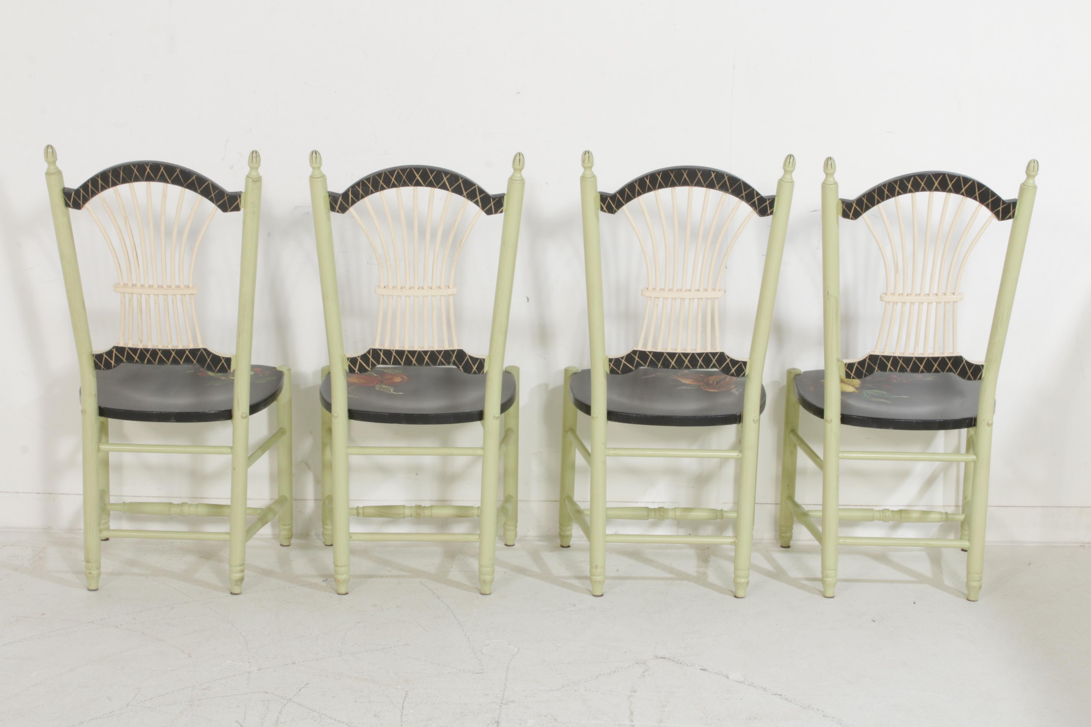 Tracy Porter Stonehouse Farm Goods Hand-Painted "Fruits" Dining Set, 20th C.