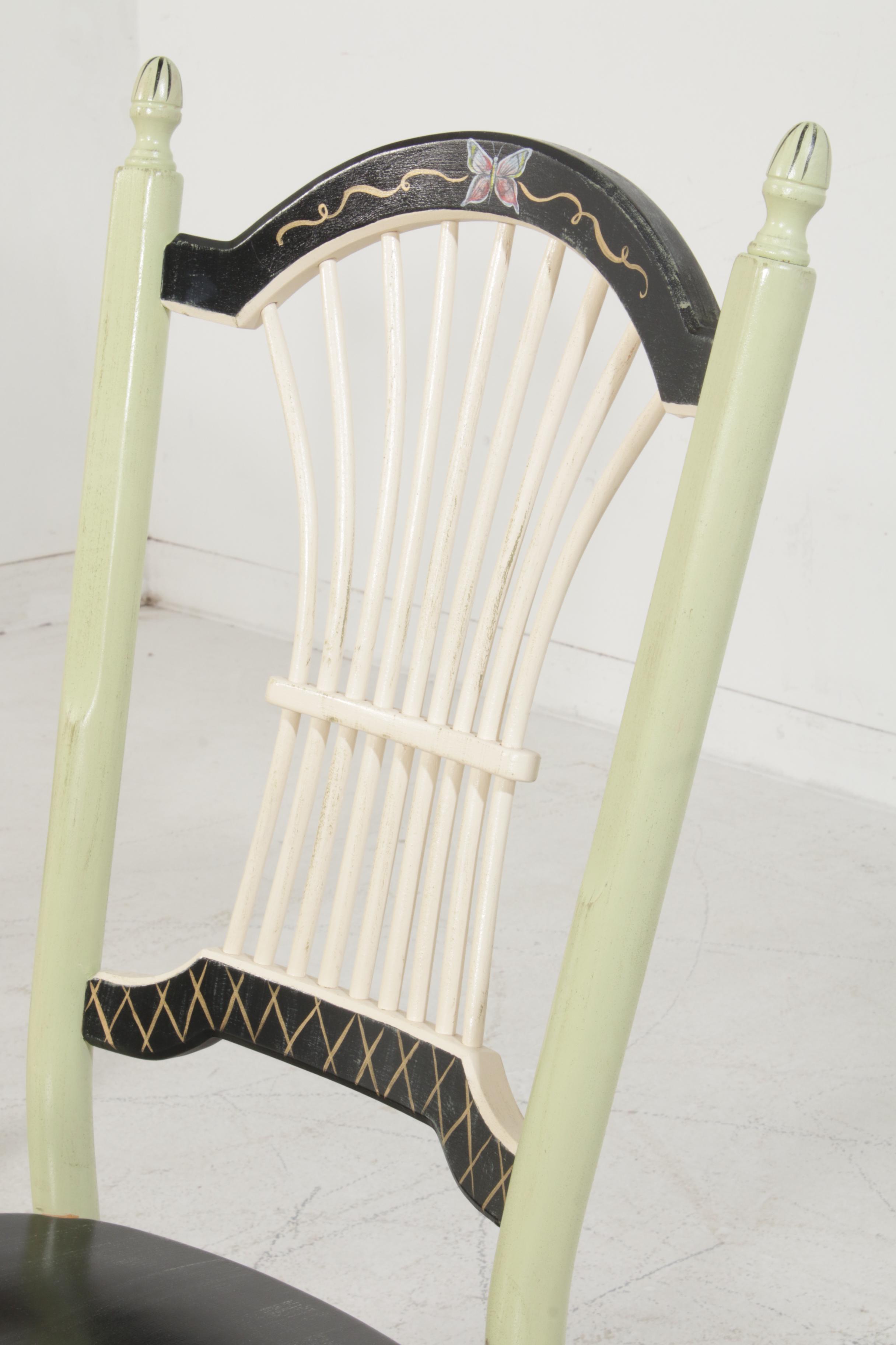 Tracy Porter Stonehouse Farm Goods Hand-Painted "Fruits" Dining Set, 20th C.