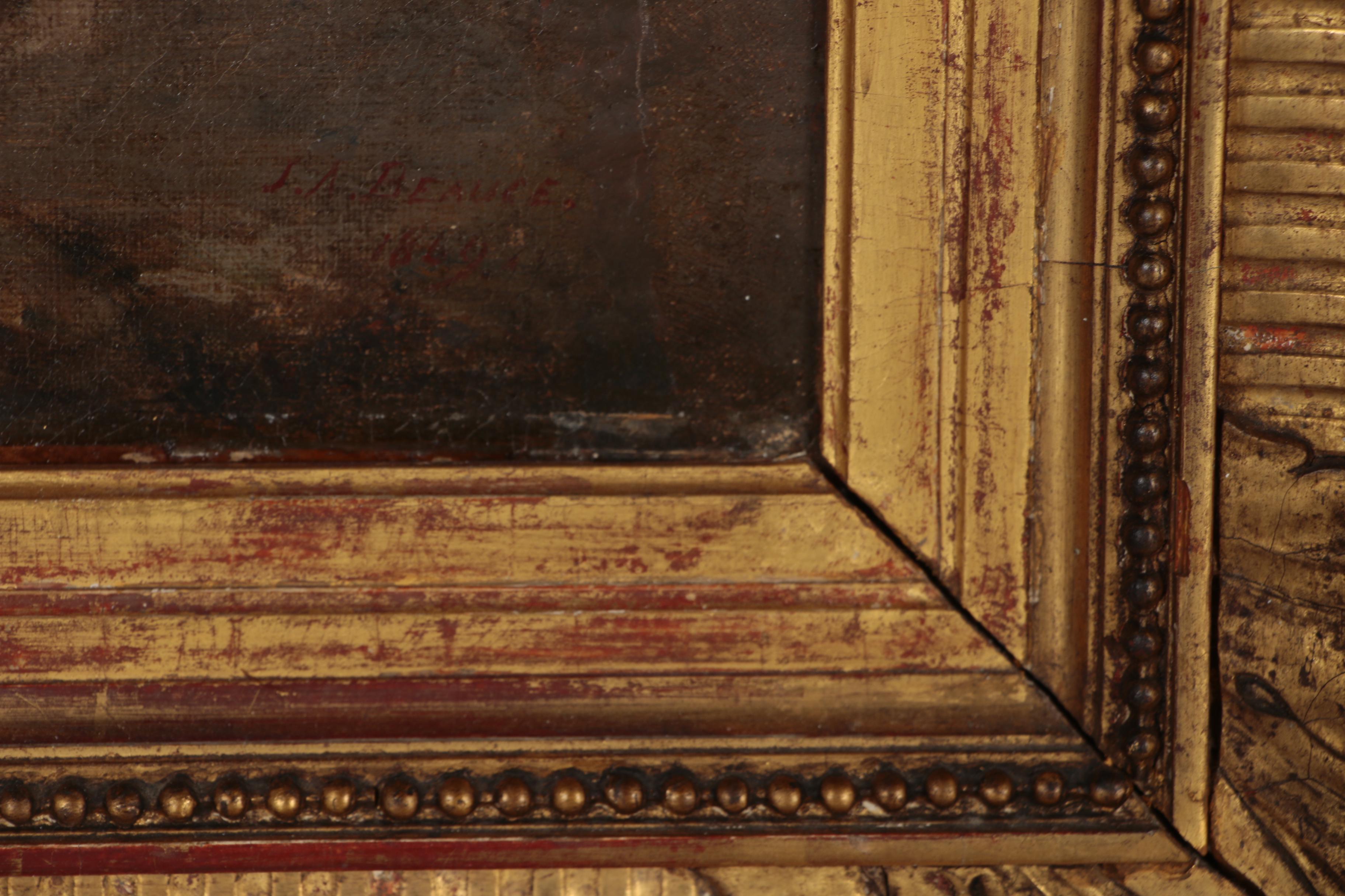 Jean Adolphe Beauce Oil Painting "French Soldier on Horseback"