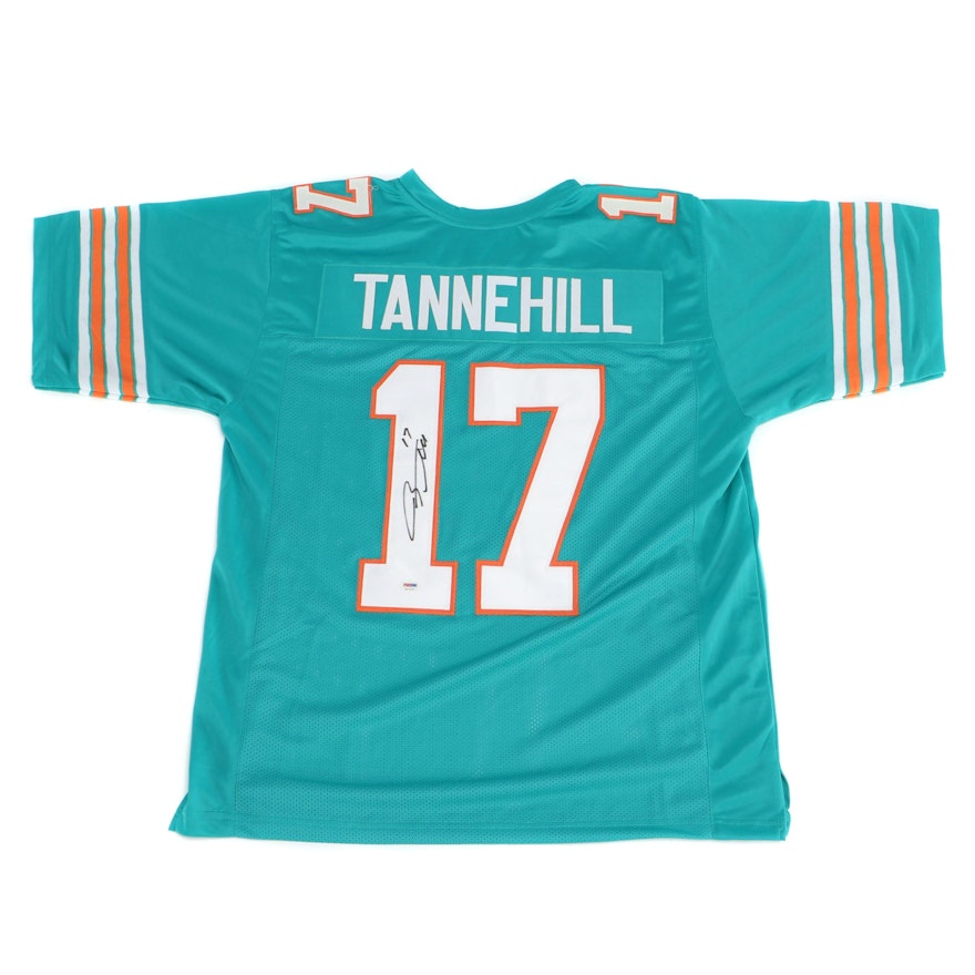 Ryan Tannehill Signed Miami Dolphins Replica Jersey   COA