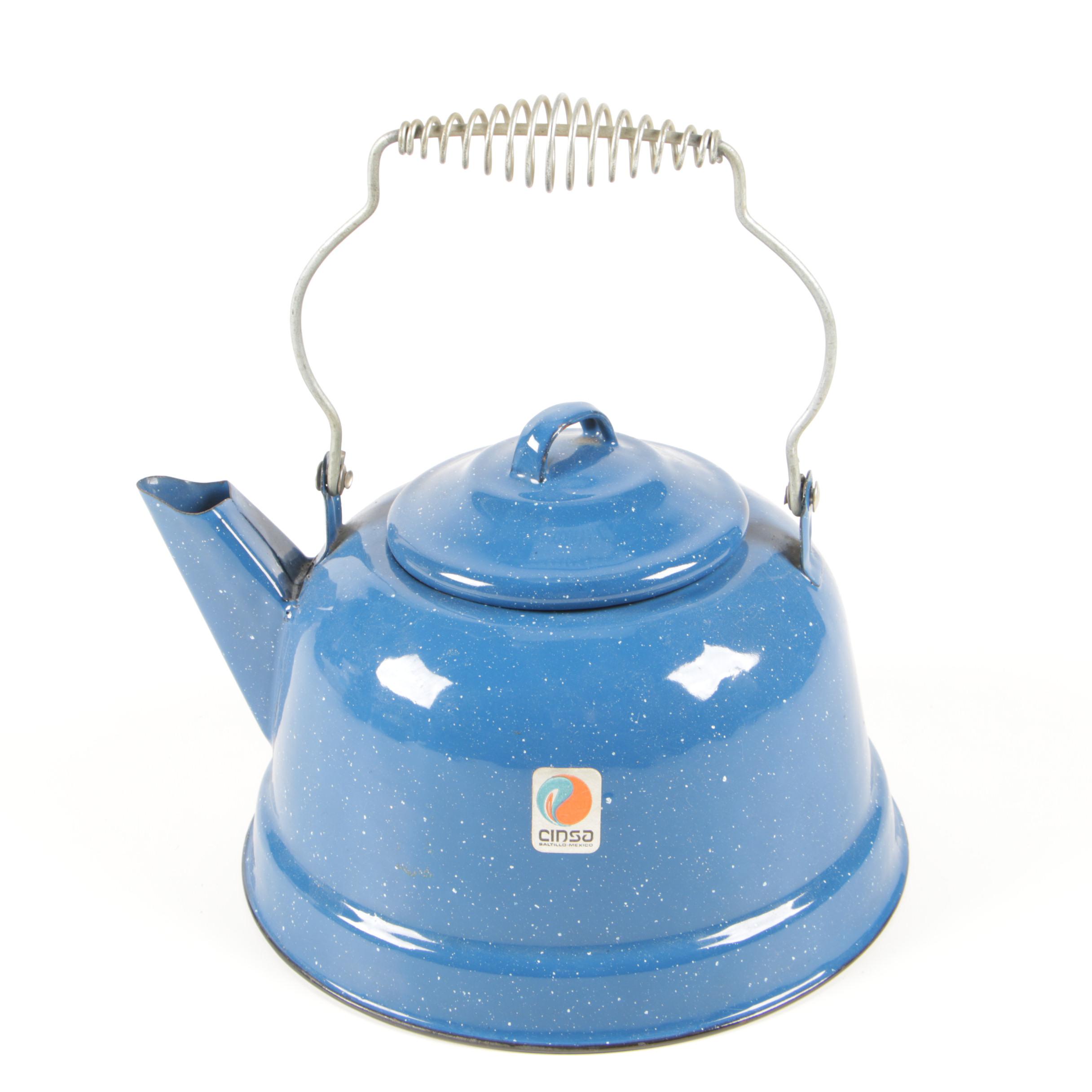 Mexican Cinsa Speckled Enamel Cookware, Dinnerware and More