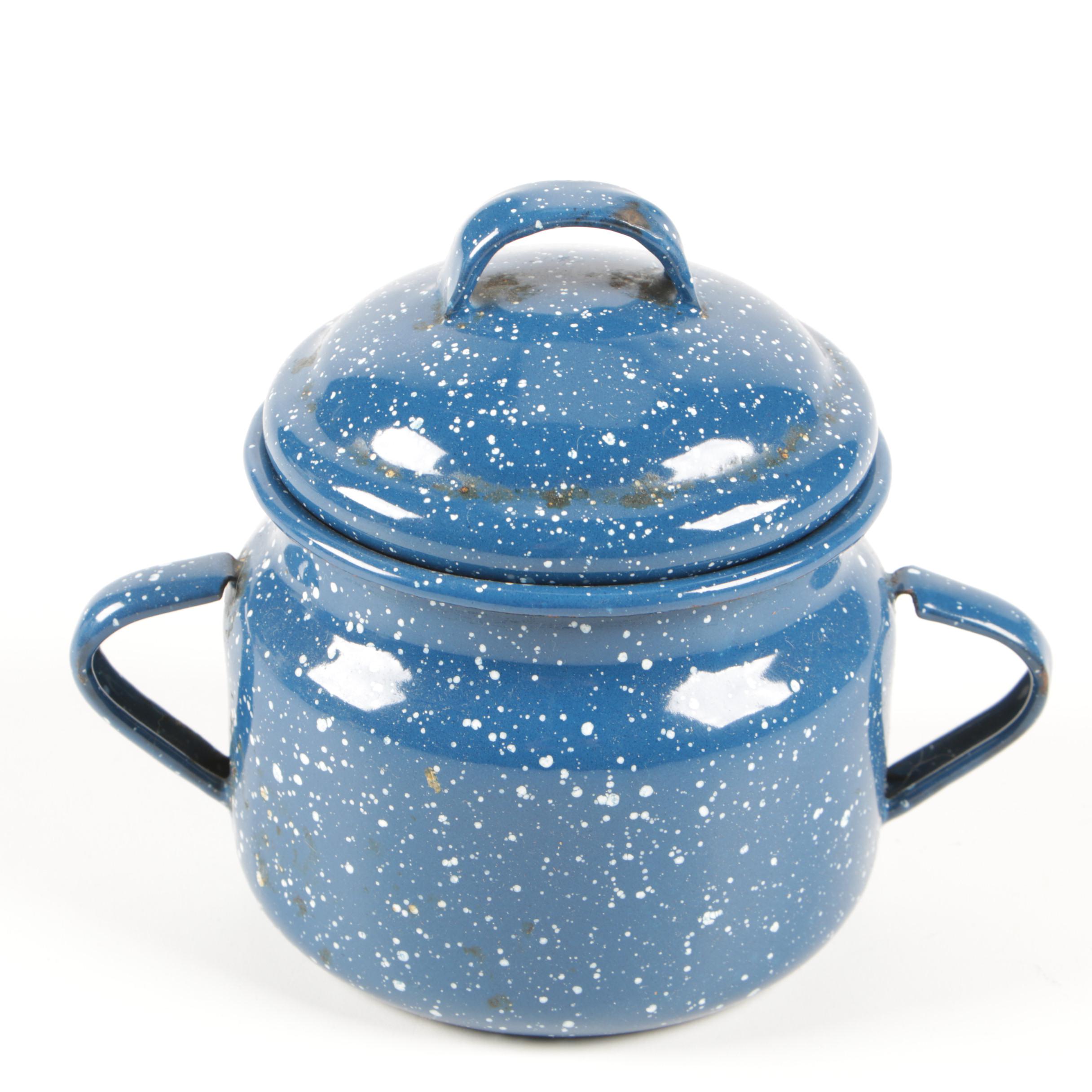 Mexican Cinsa Speckled Enamel Cookware, Dinnerware and More