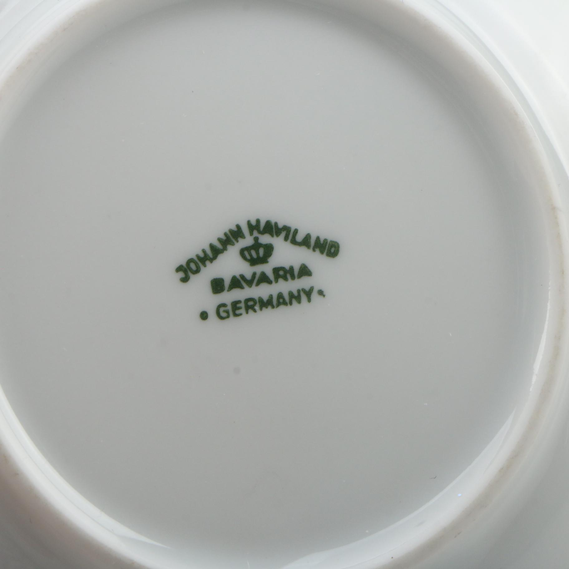 Hobbyist Painted Porcelain Tableware, Antique and Vintage