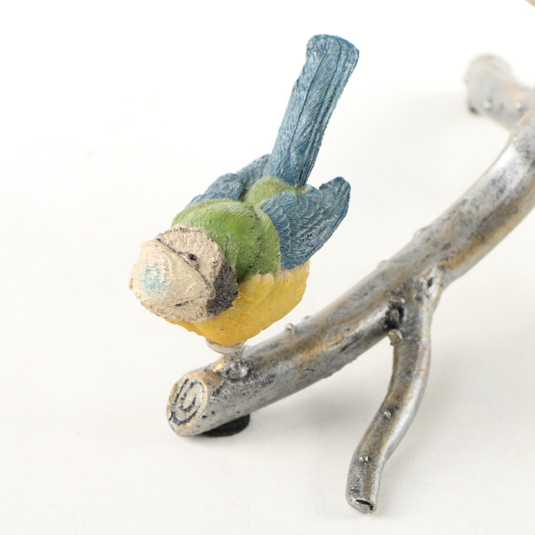 Naturalistic Metal and Capiz Shell Cake Stand with Cloche