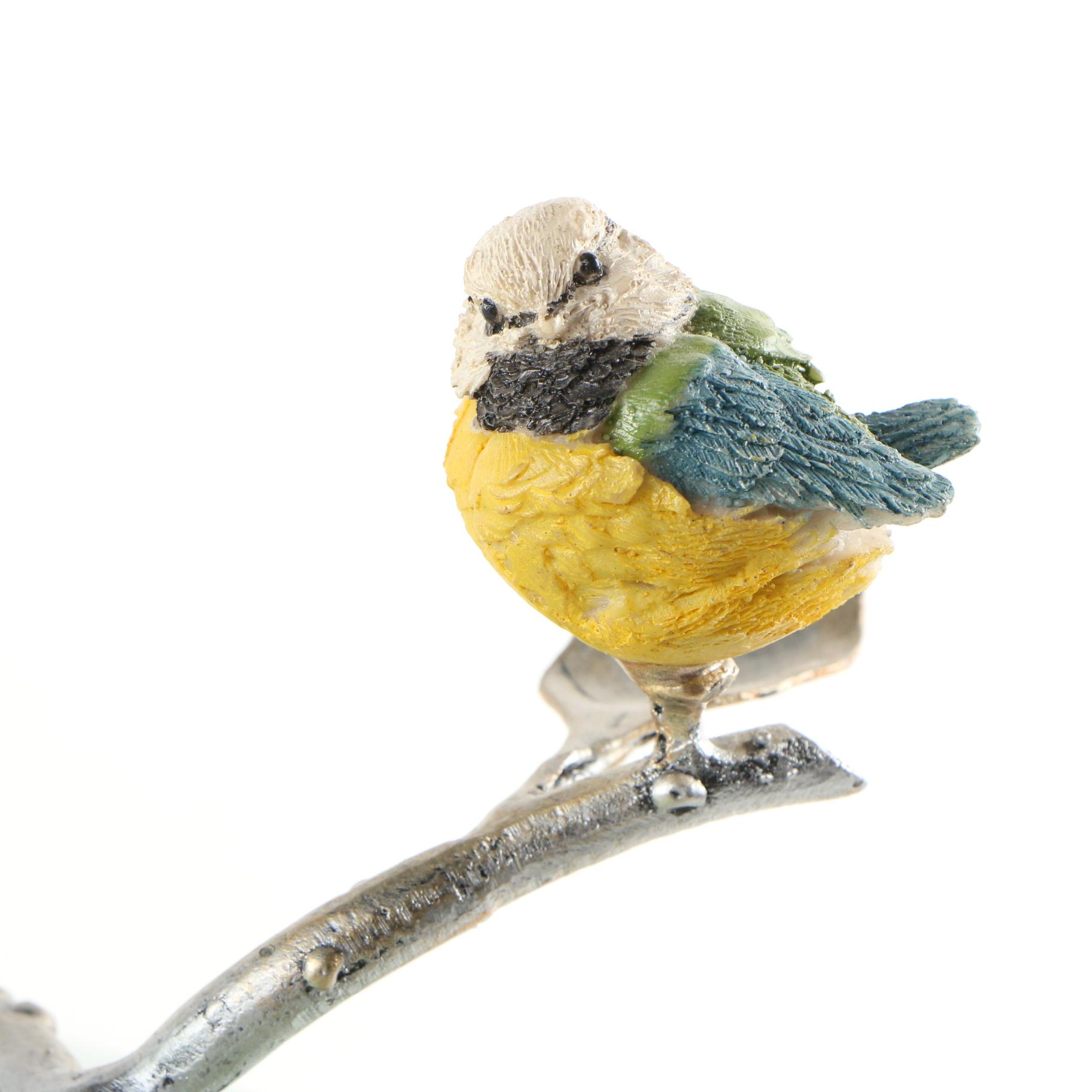 Naturalistic Metal and Capiz Shell Cake Stand with Cloche