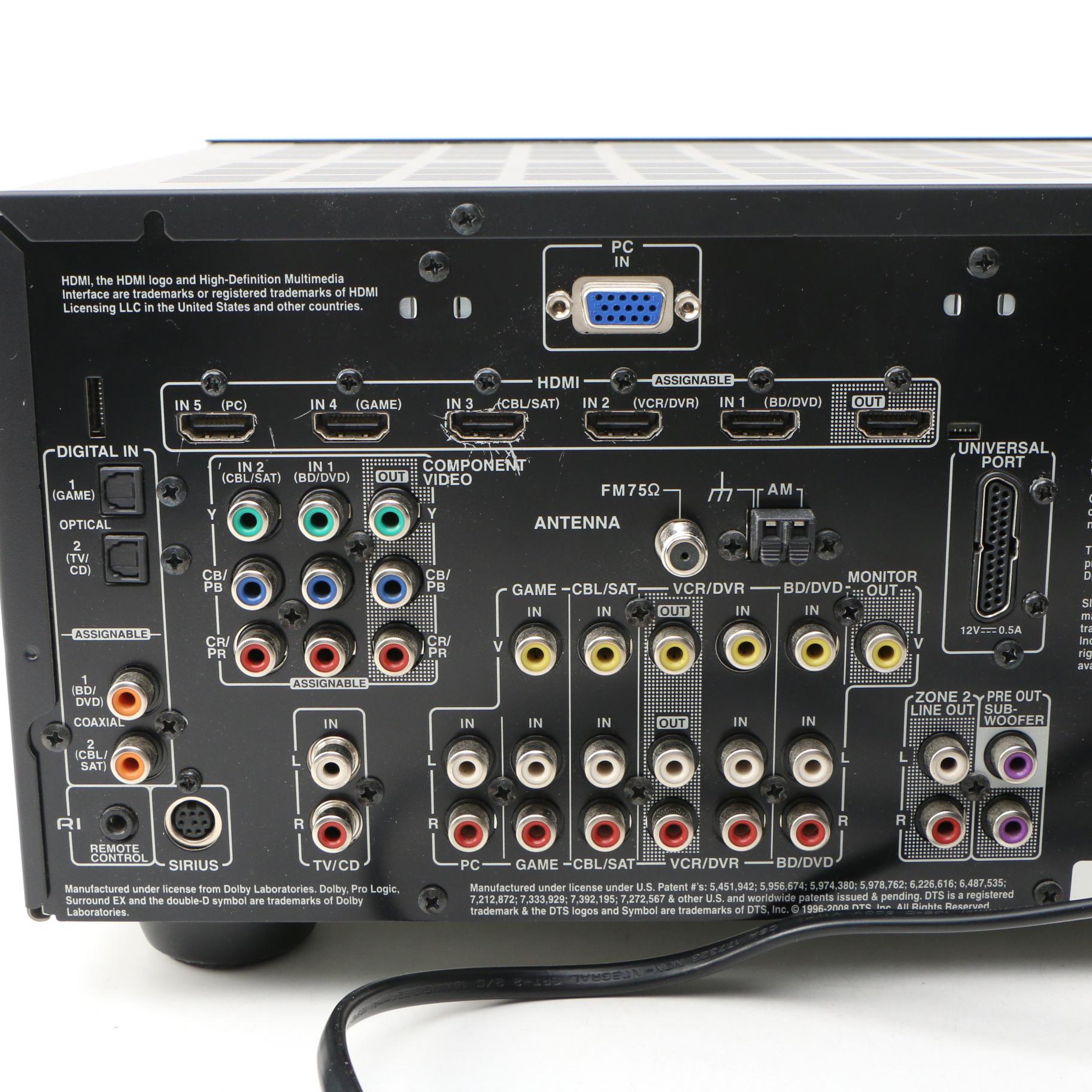 Onkyo TX-SR608 AV Receiver