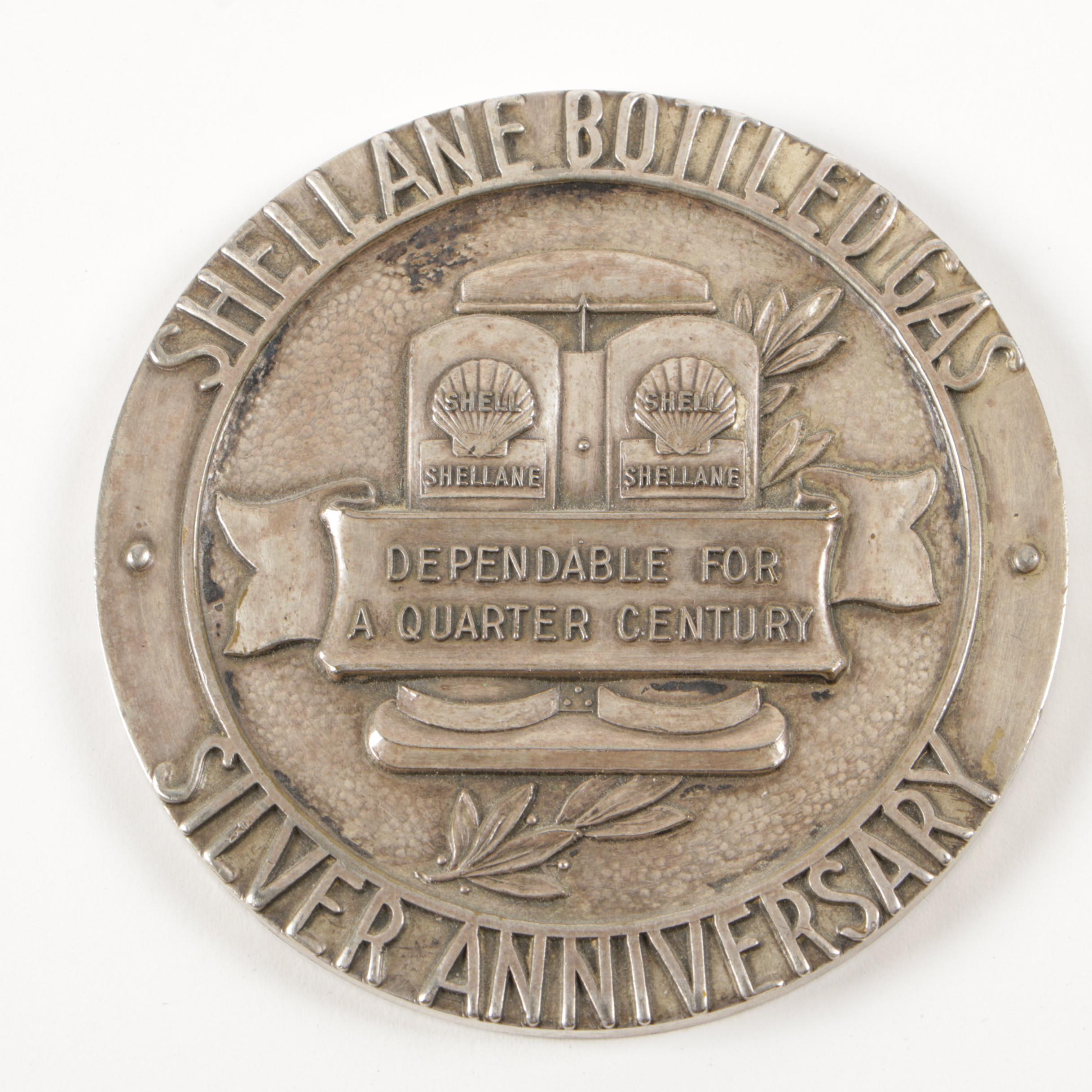 Shellane Bottled Gas Advertisement Paperweights and Decals