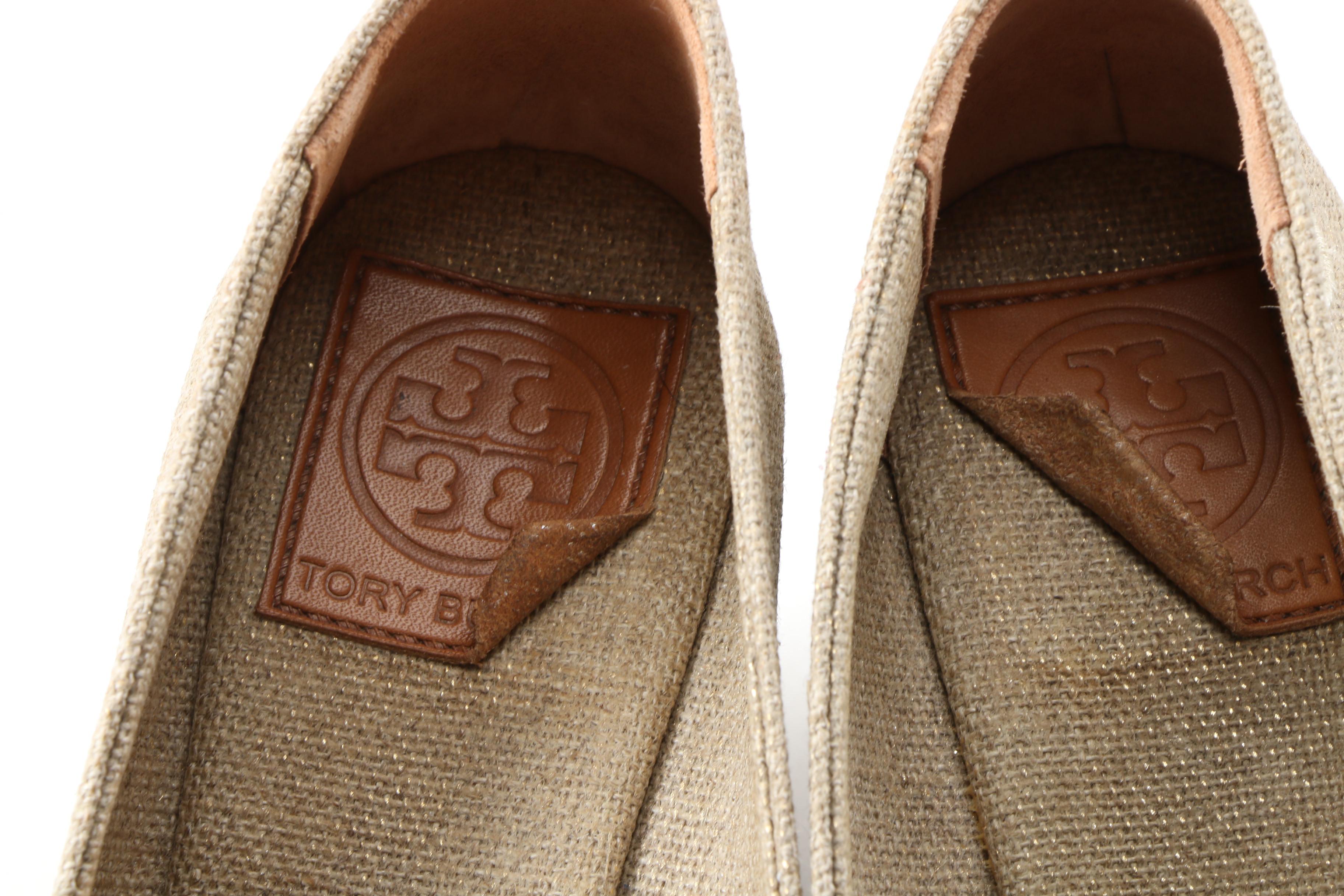 Tory Burch Filipa Espadrille Wedges and Vera Wang Embellished Leather Sandals