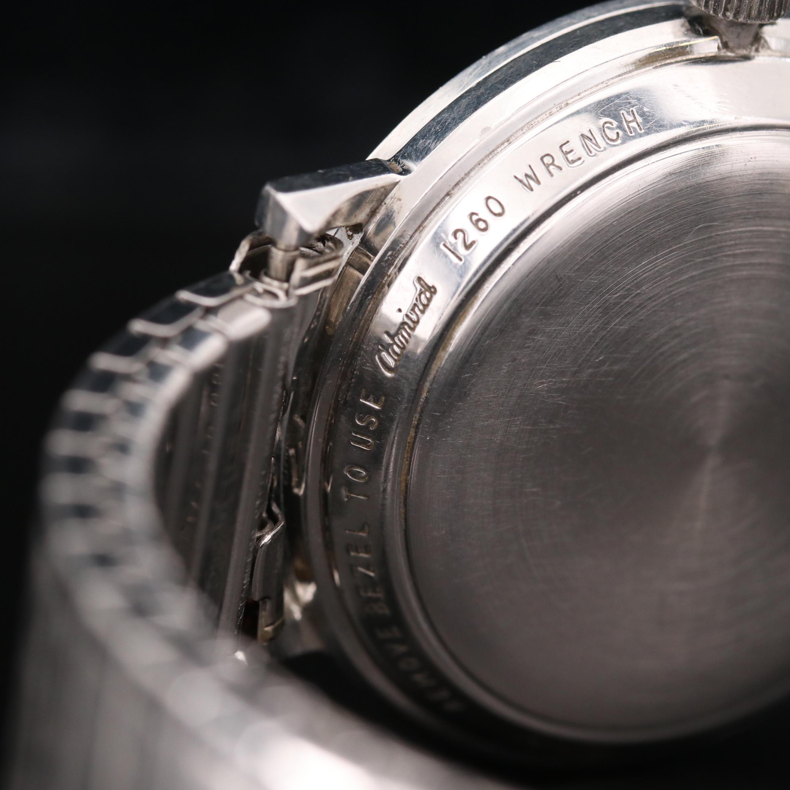 Longines Admiral Stainless Steel Automatic Watch, Vintage