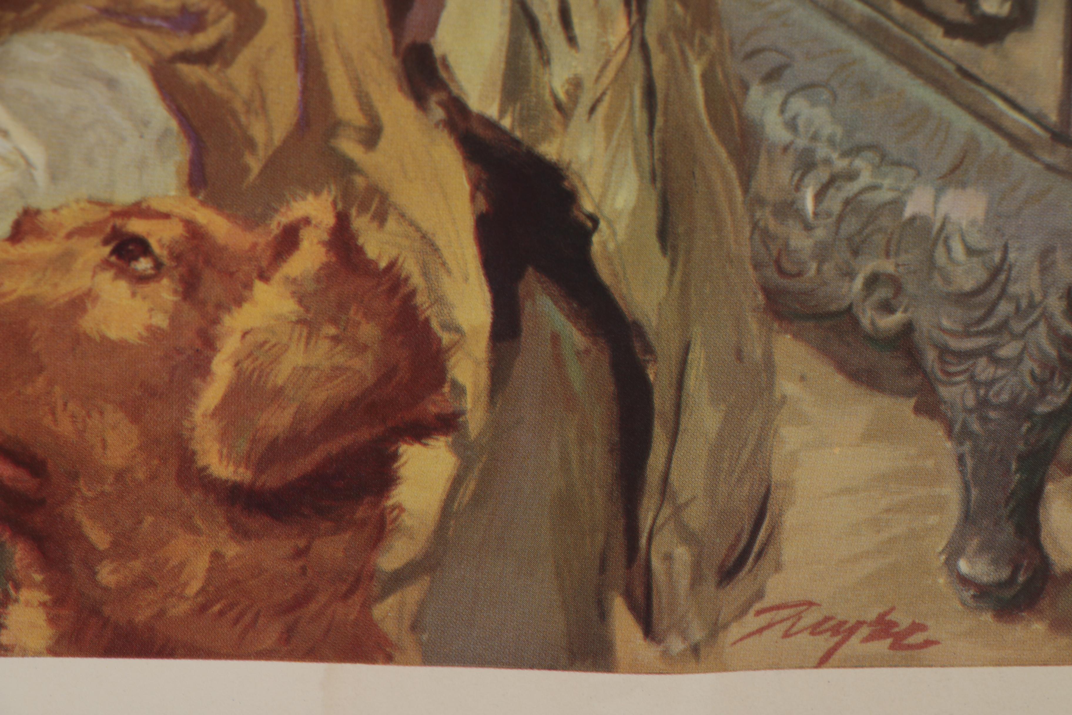 Western-Winchester Hunting Lithographs after James Dwyer, 1954