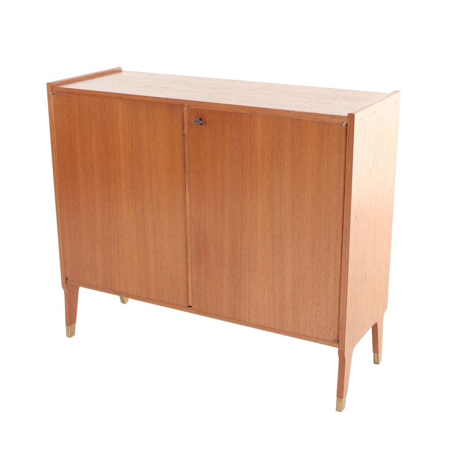 Norwegian Modern Teak Side Cabinet, Circa 1960