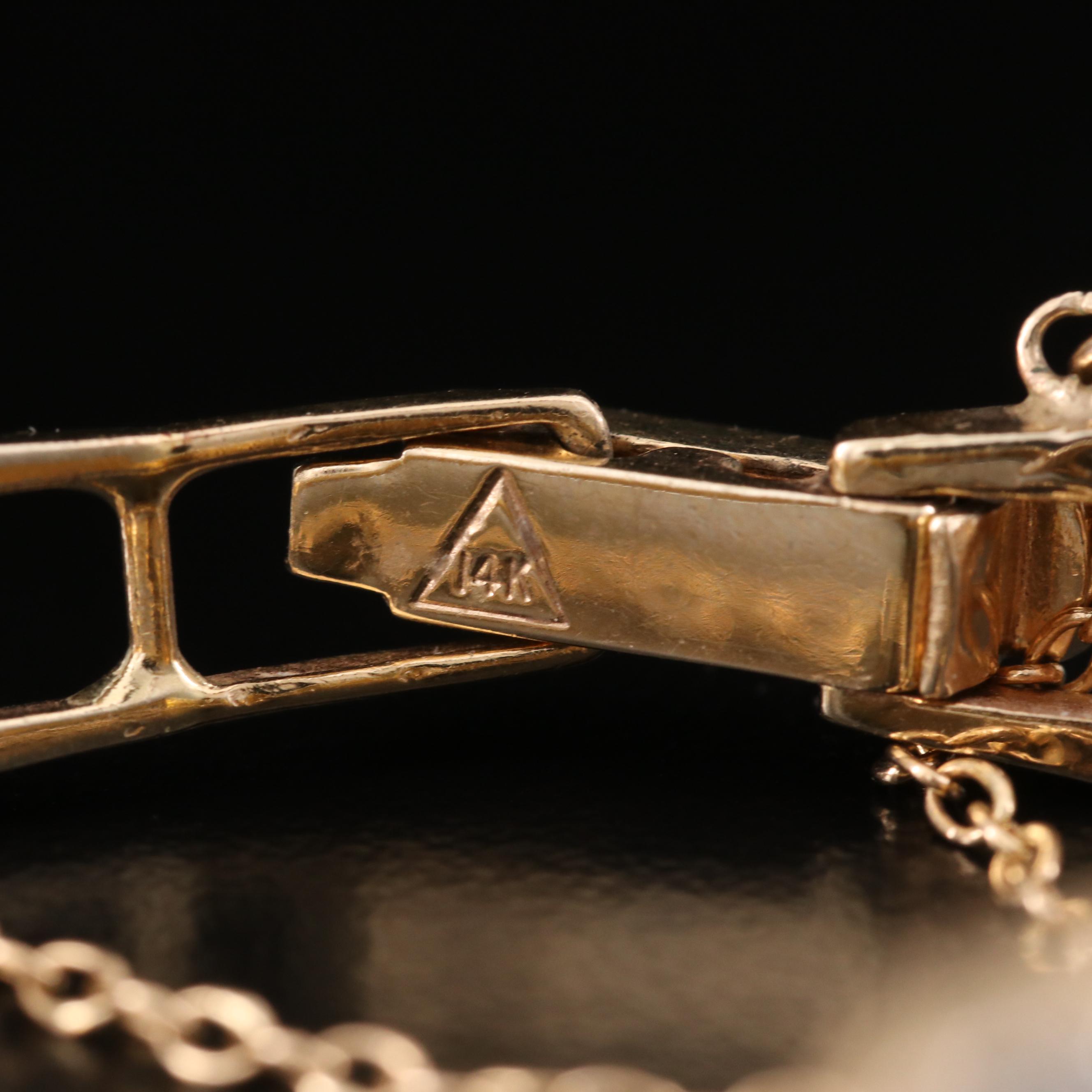 Rolex Cocktail 14K Gold and Diamond Bezel Watch