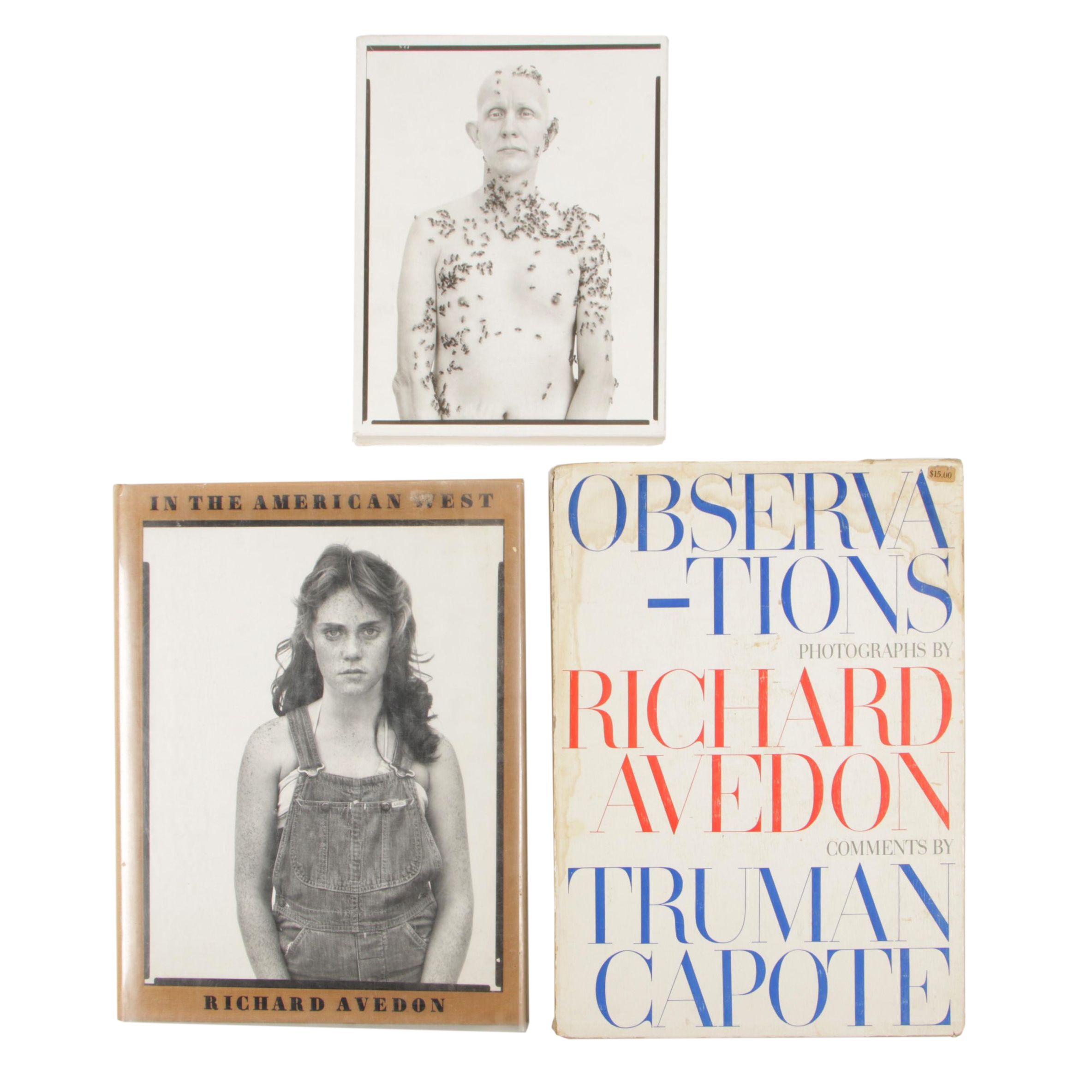 Richard Avedon Photography Books "Observations", "Portraits" and "American West"