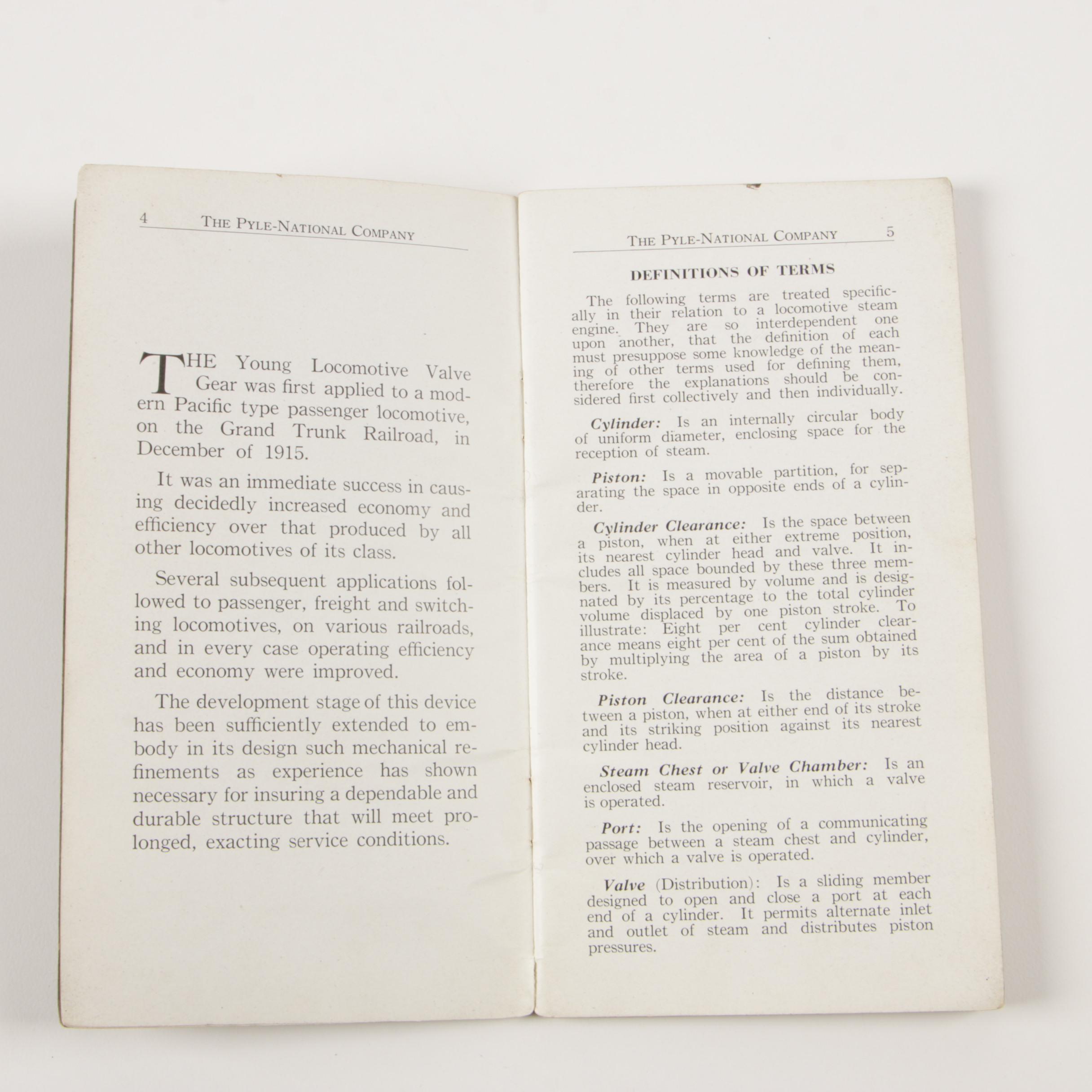 Baker Locomotive Valve Gear and Young Locomotive Valve Gear Pamphlets