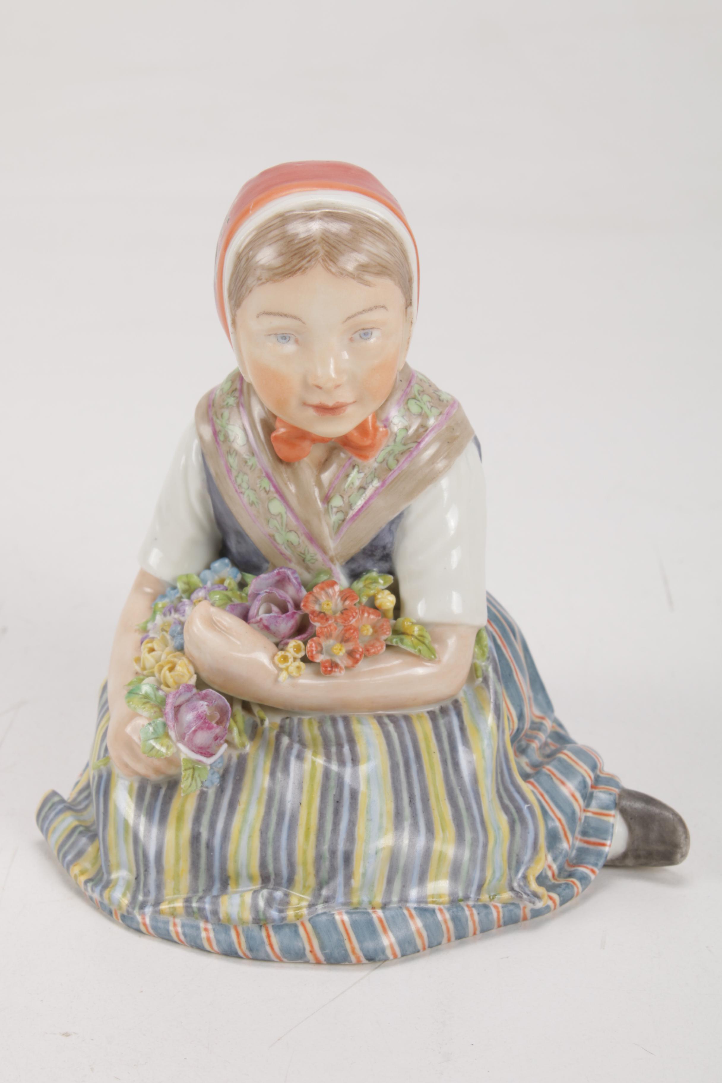 Royal Copenhagen "Danish National Costumes" Porcelain Figurines