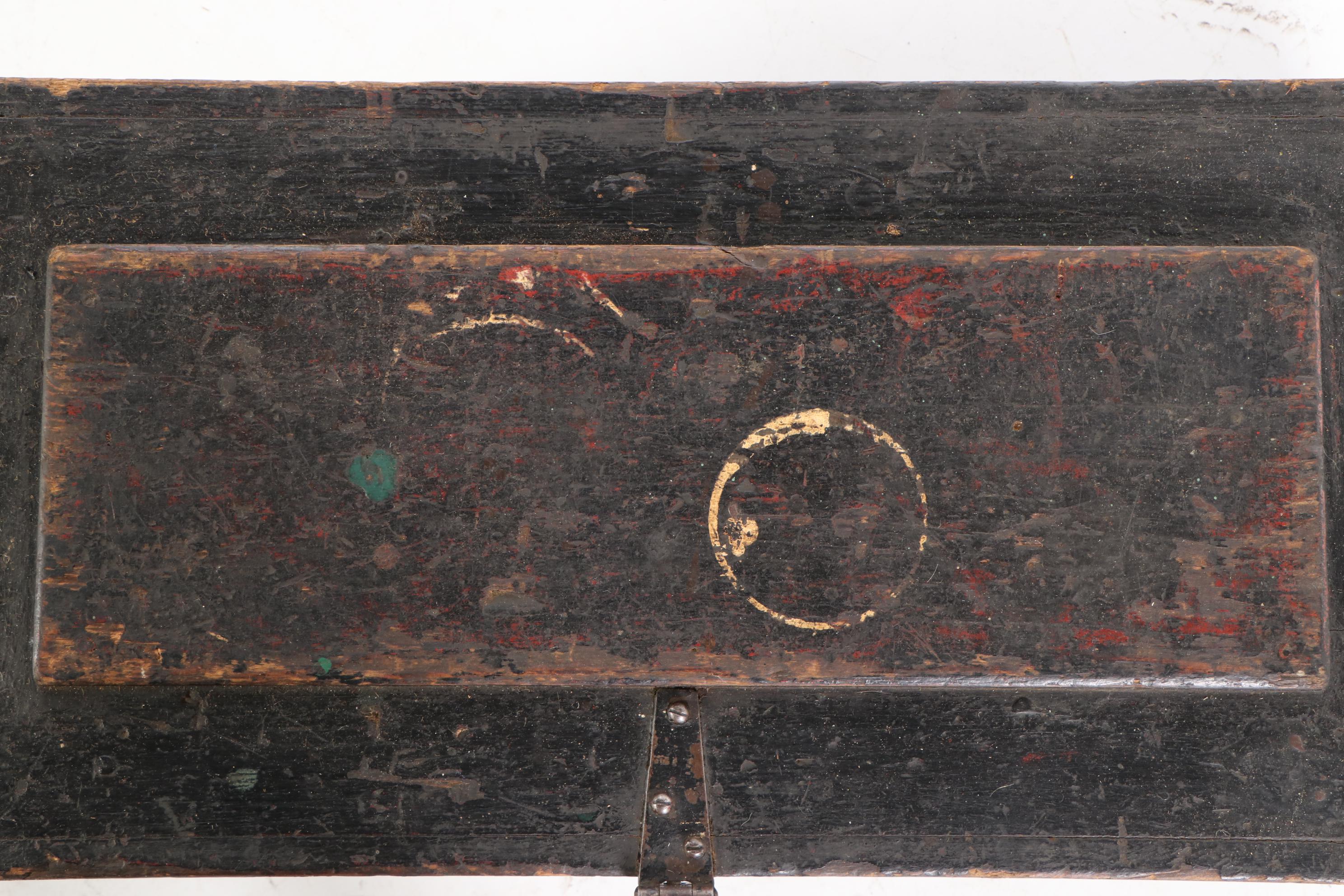 Antique Wooden Tool Chest, Late 19th/Early 20th Century