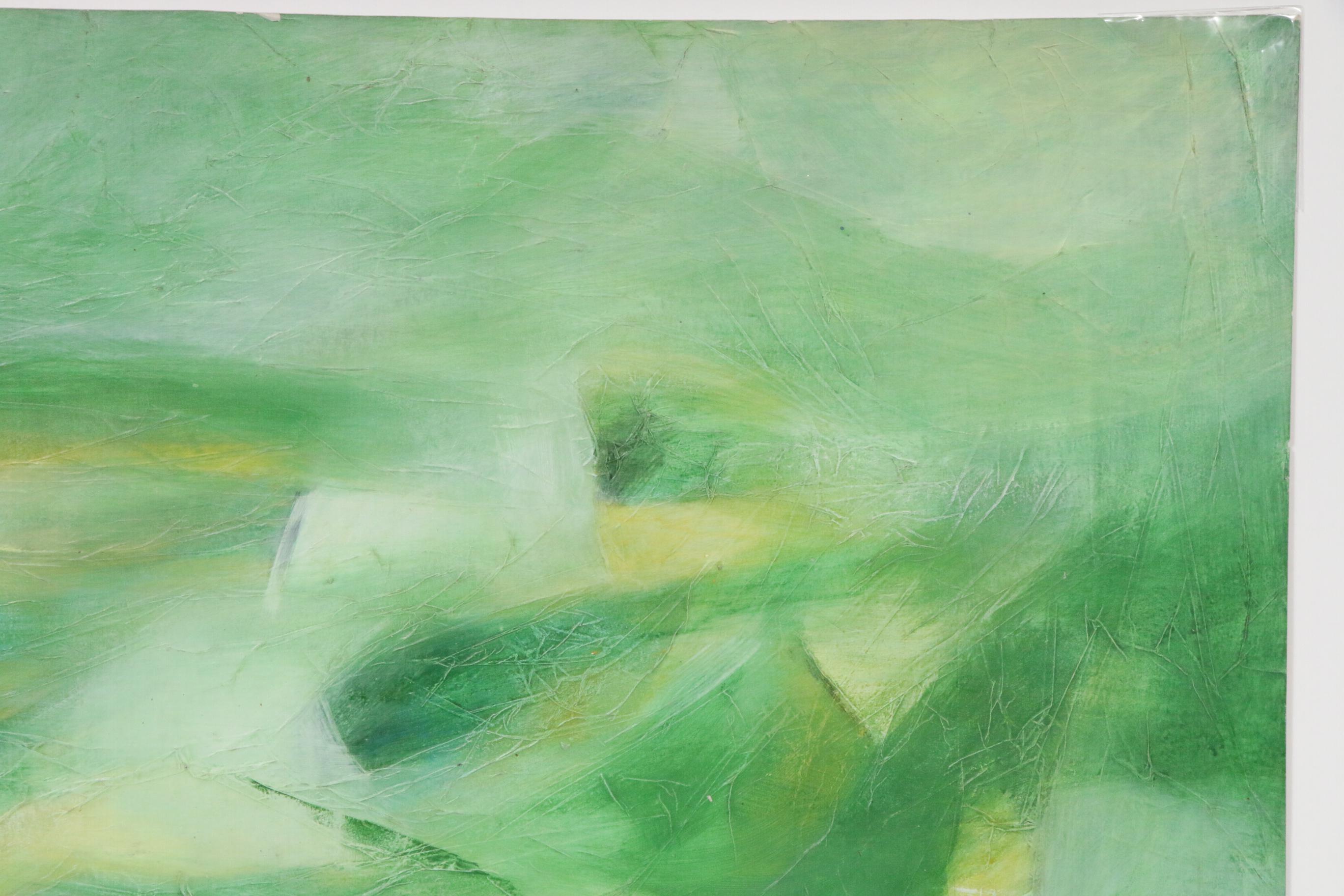 Padmakar Santape Abstract Acrylic Painting, 2003