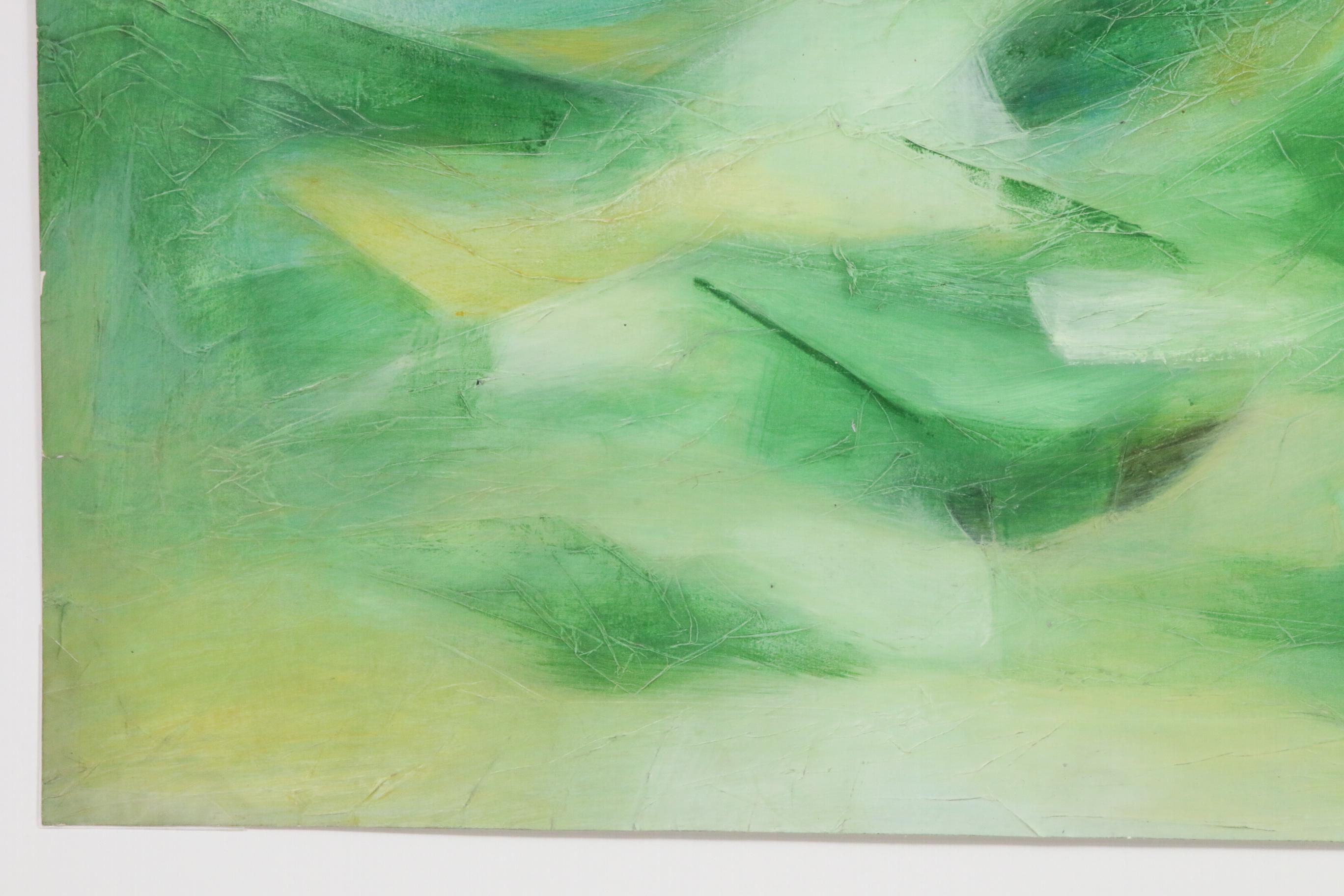 Padmakar Santape Abstract Acrylic Painting, 2003