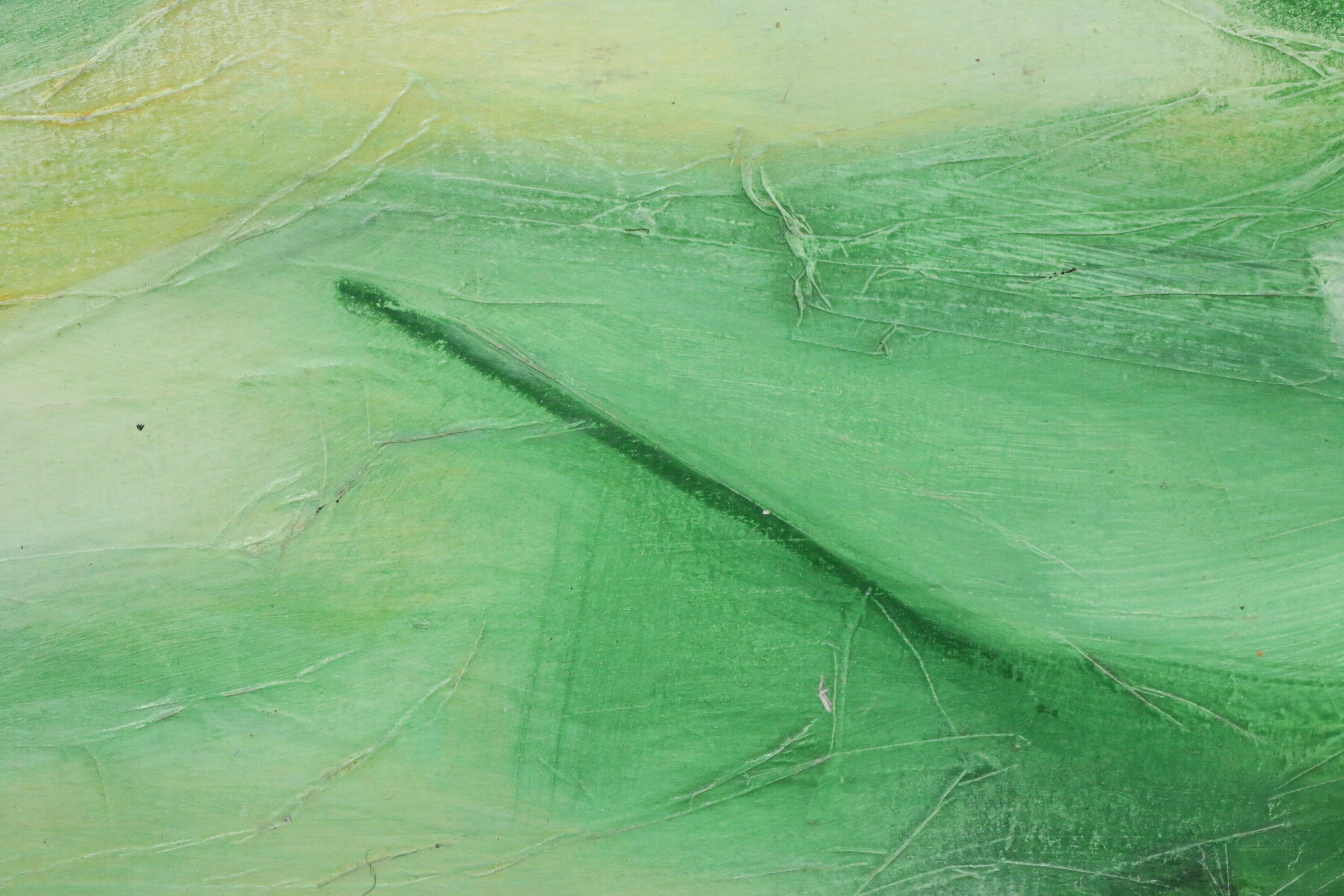 Padmakar Santape Abstract Acrylic Painting, 2003