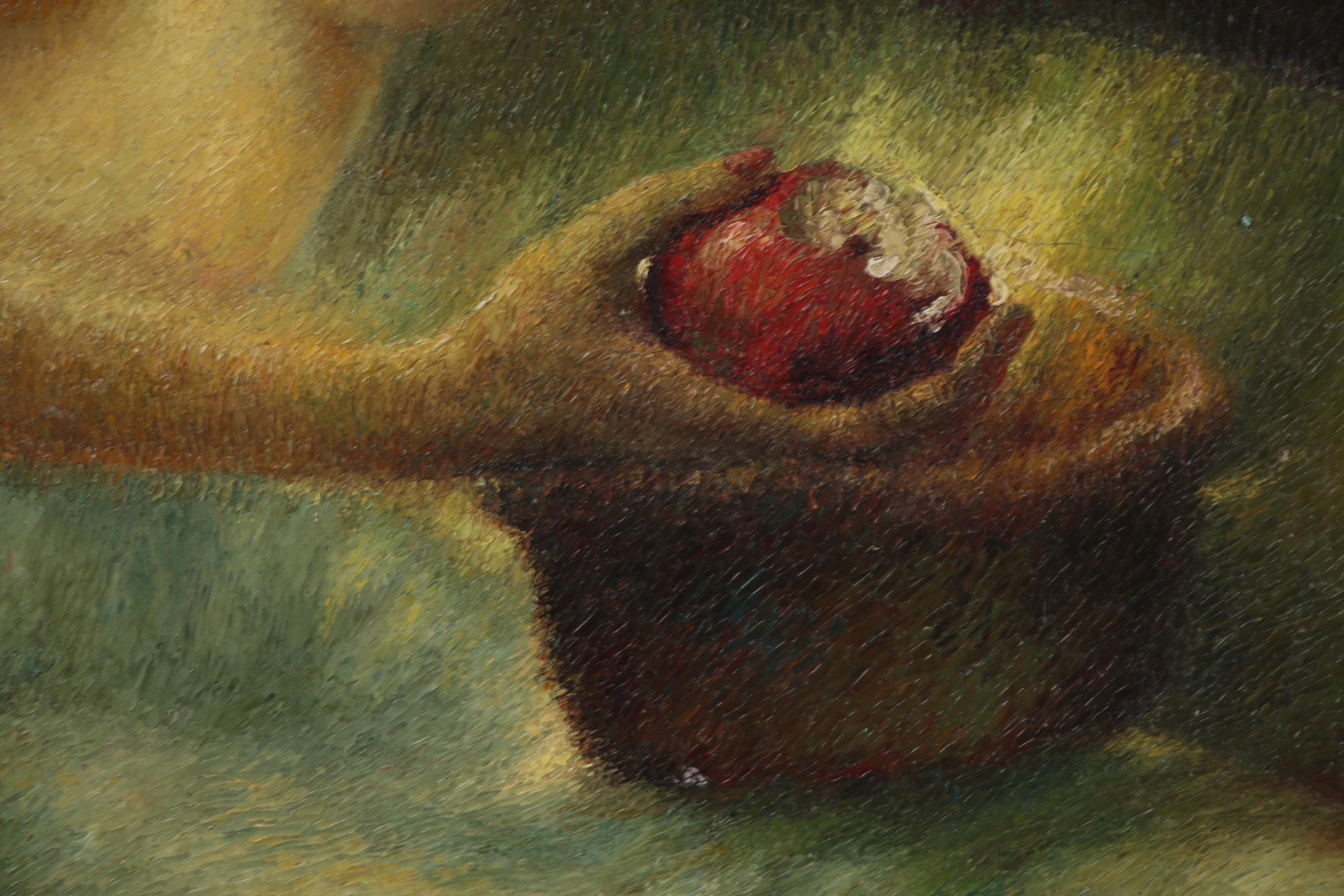 Anna E. Meltzer Oil Portrait of Female Nude, 1949