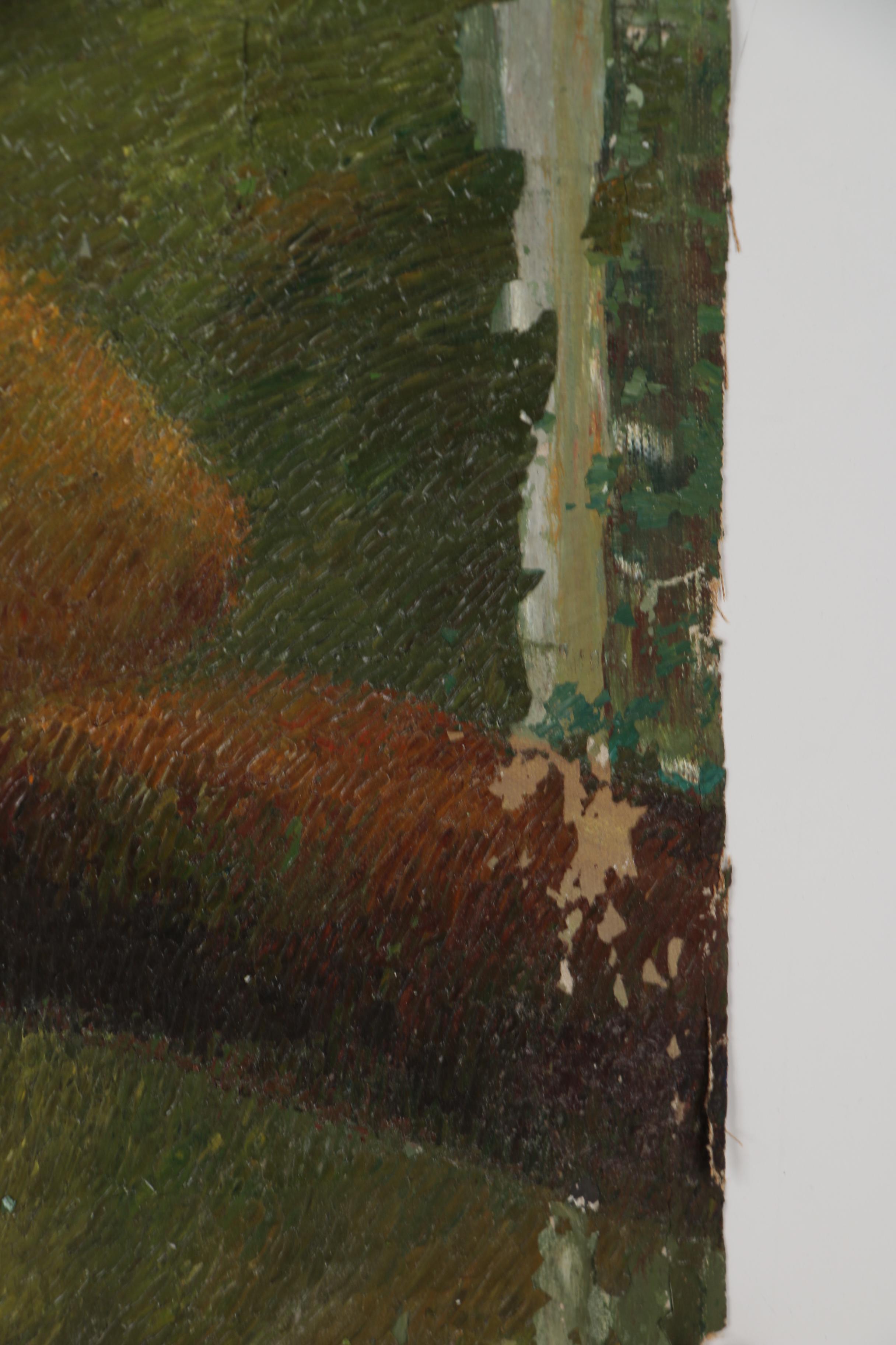 Anna E. Meltzer Oil Portrait of Female Nude, 1949