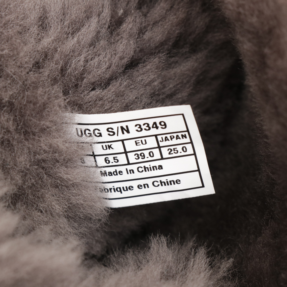 Ugg Bailey Button Bling Sheepskin Boots in Grey with Swarovski® Crystal Button