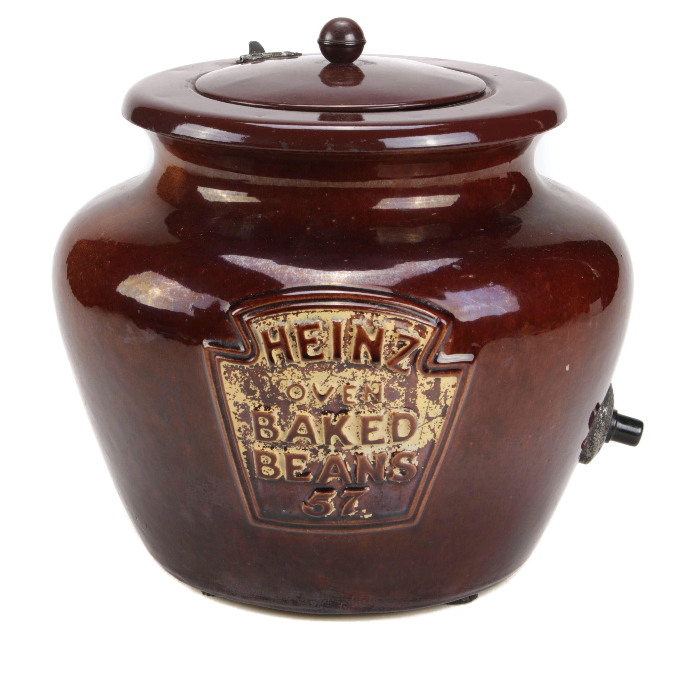 Heinz Oven Baked Beans Ceramic Electric Bean Pot with Lid