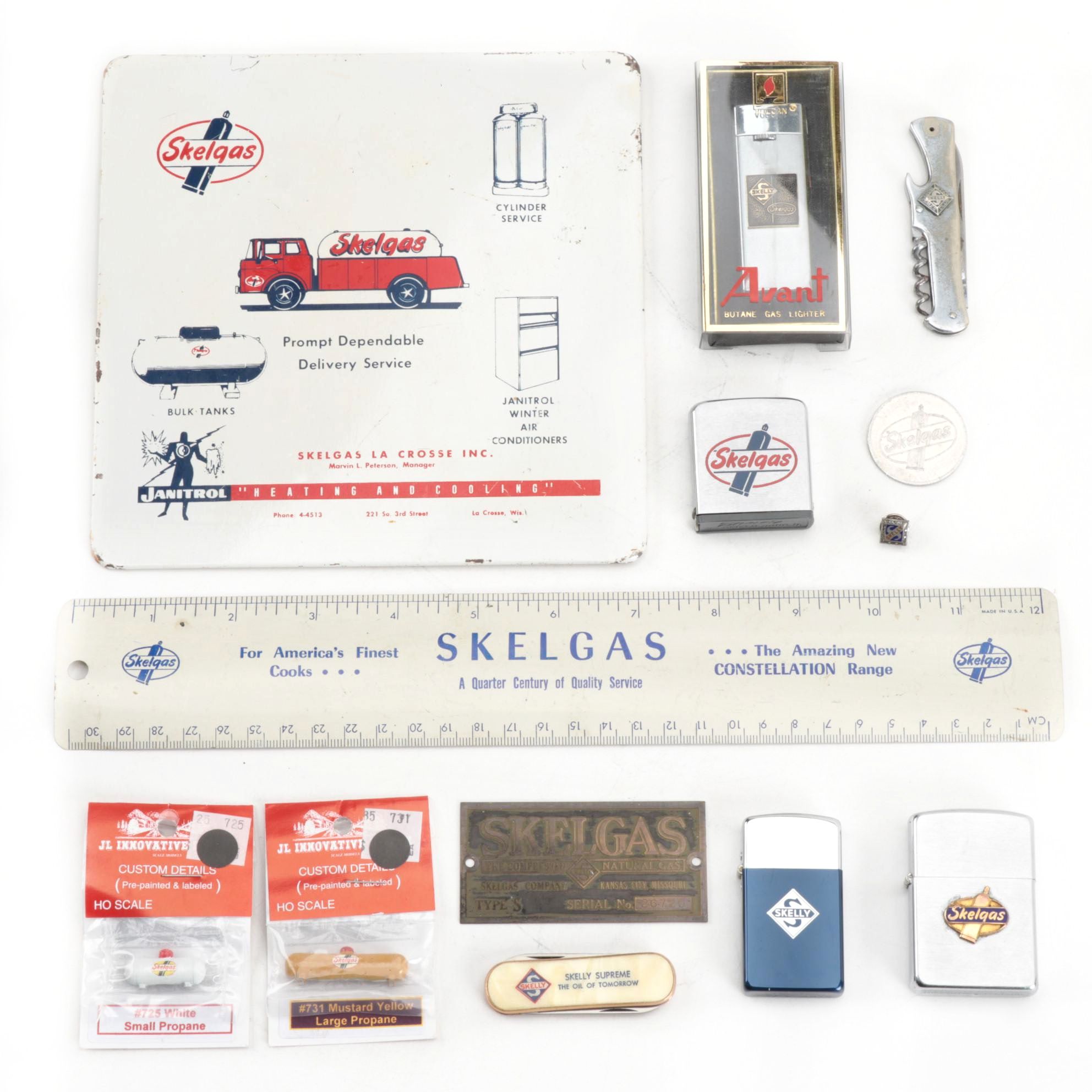 Skelgas and Skelly Oil Advertising Memorabilia