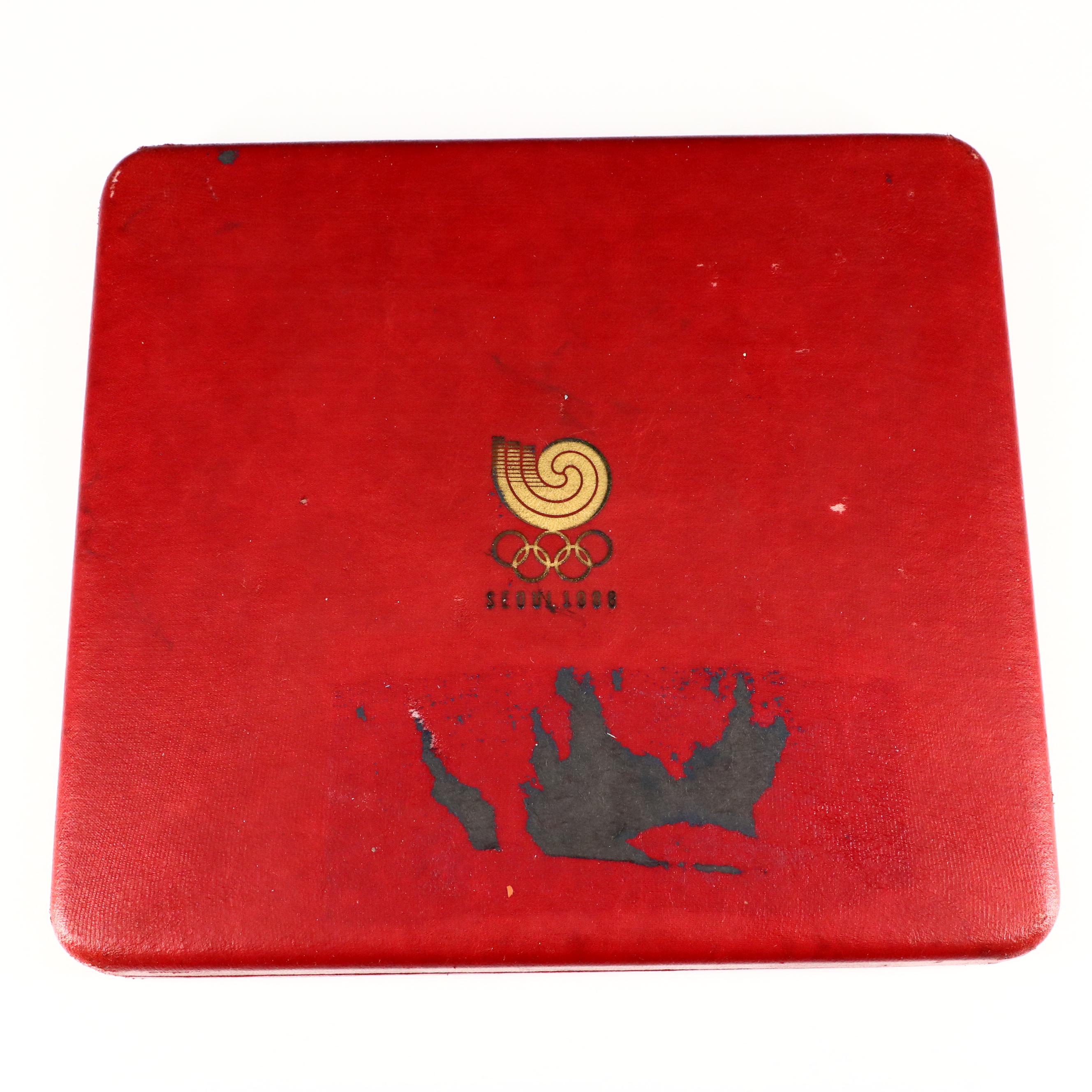 1988 Seoul Olympiad 16-Piece Silver Commemorative Coin Set