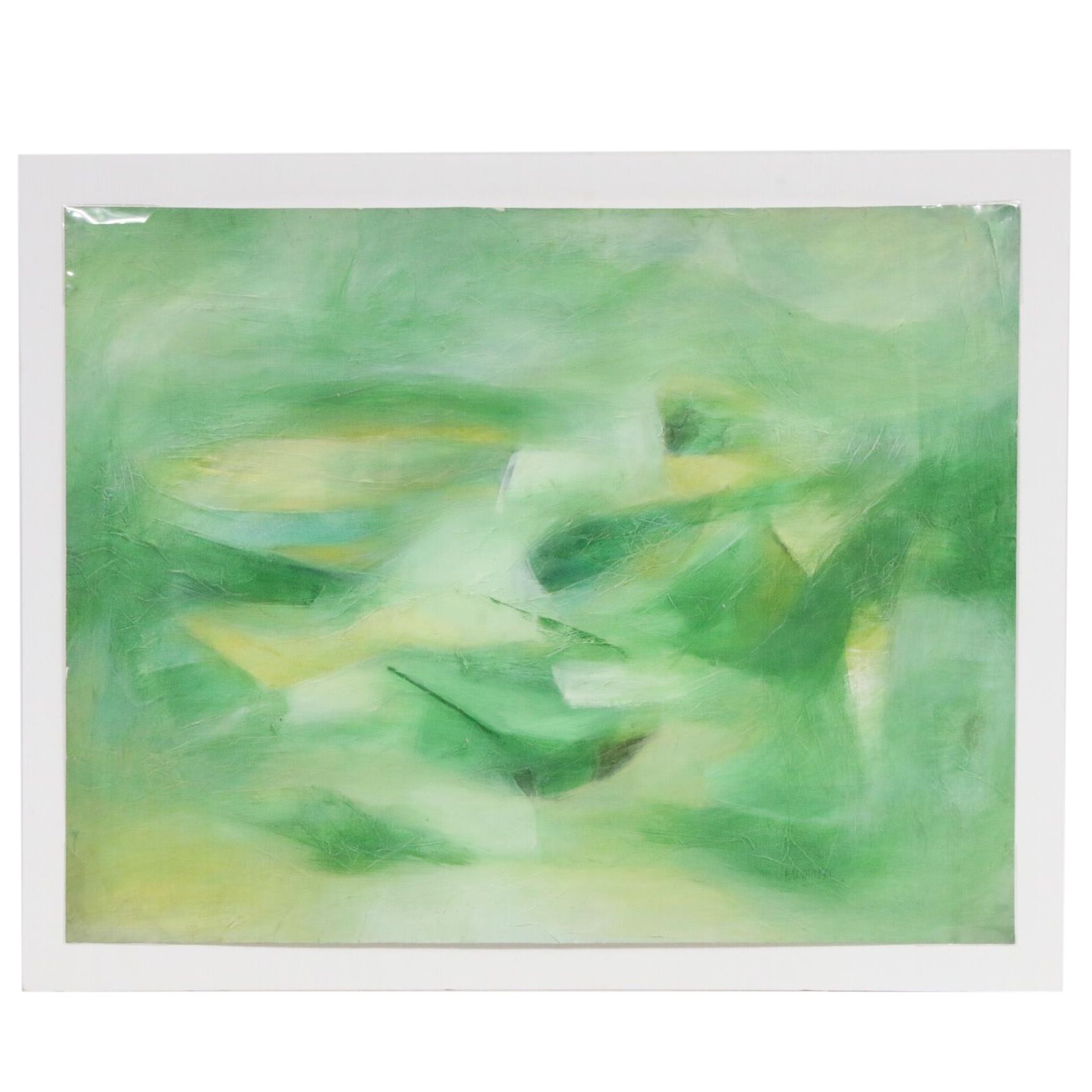 Padmakar Santape Abstract Acrylic Painting, 2003