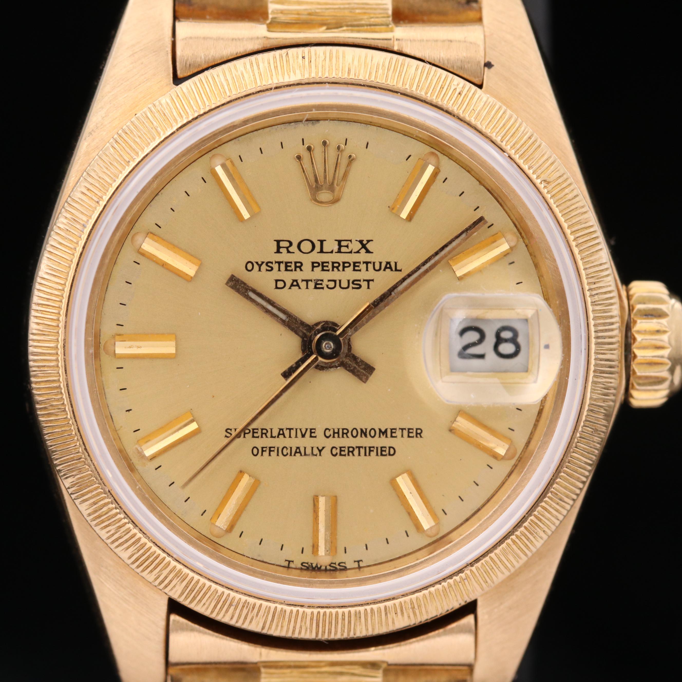 Rolex President 18K Gold Automatic Watch