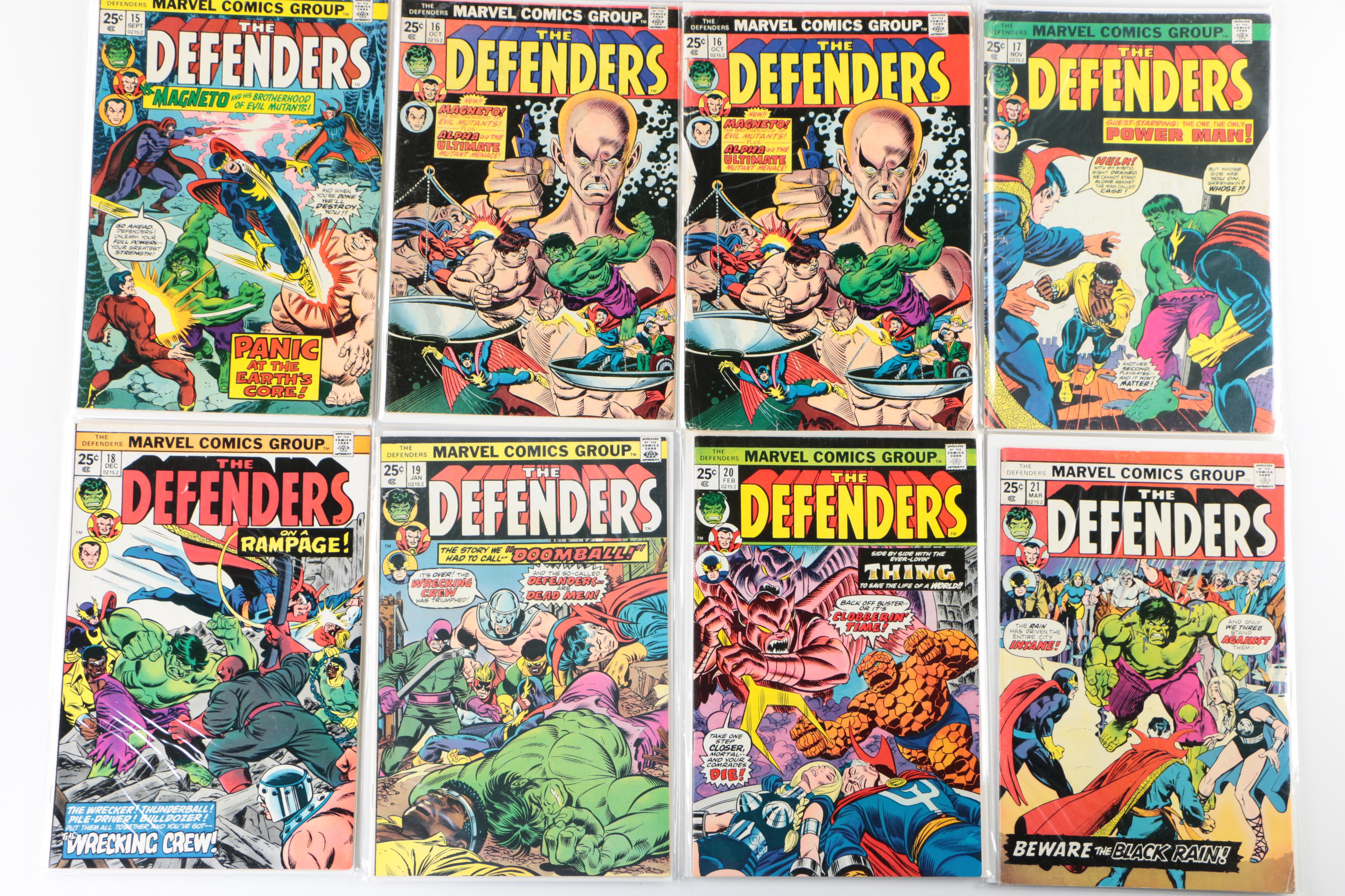 The Defenders Comic Books by Marvel, First Series, 1970s