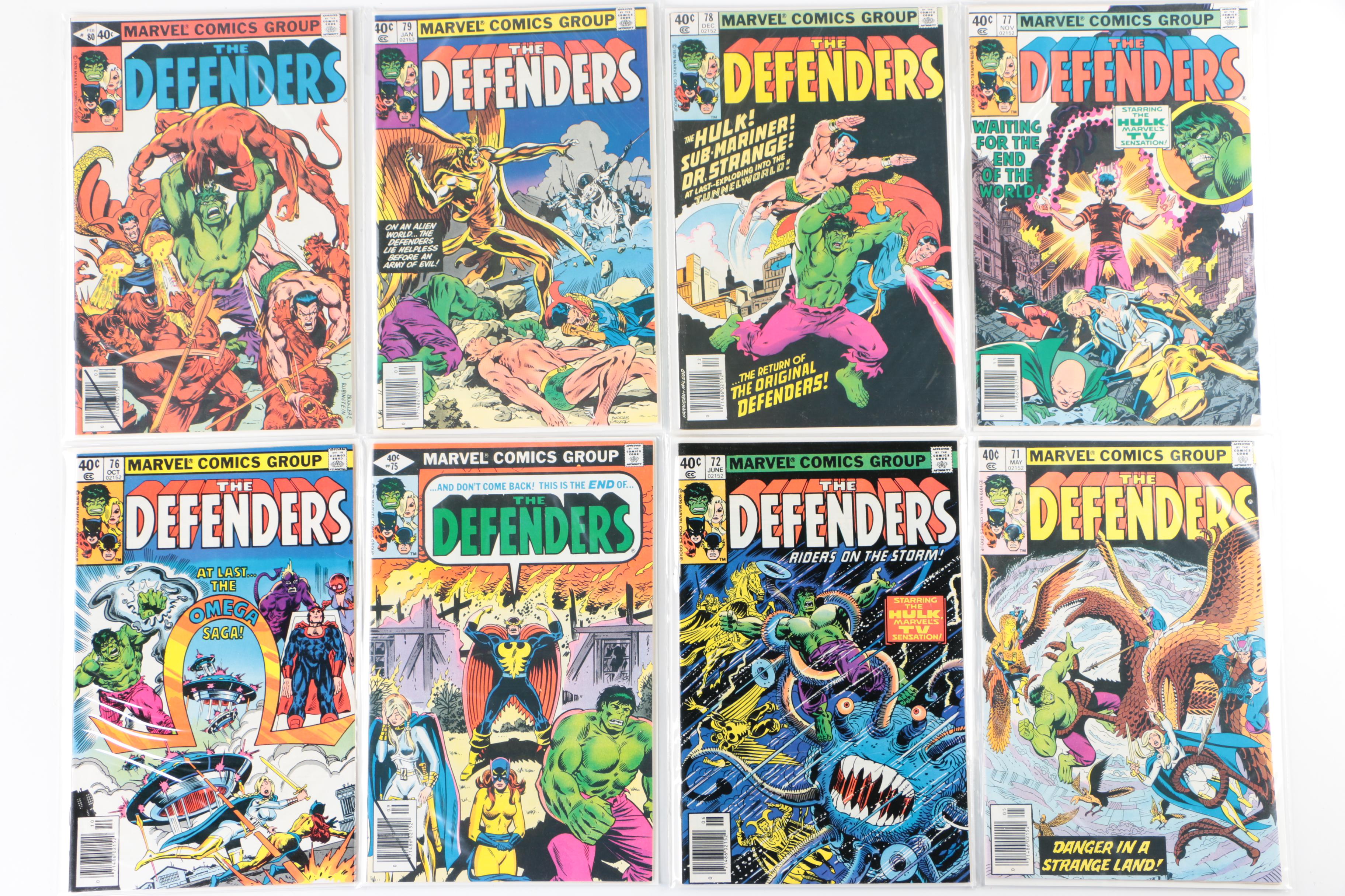 The Defenders Comic Books by Marvel, First Series, 1970s