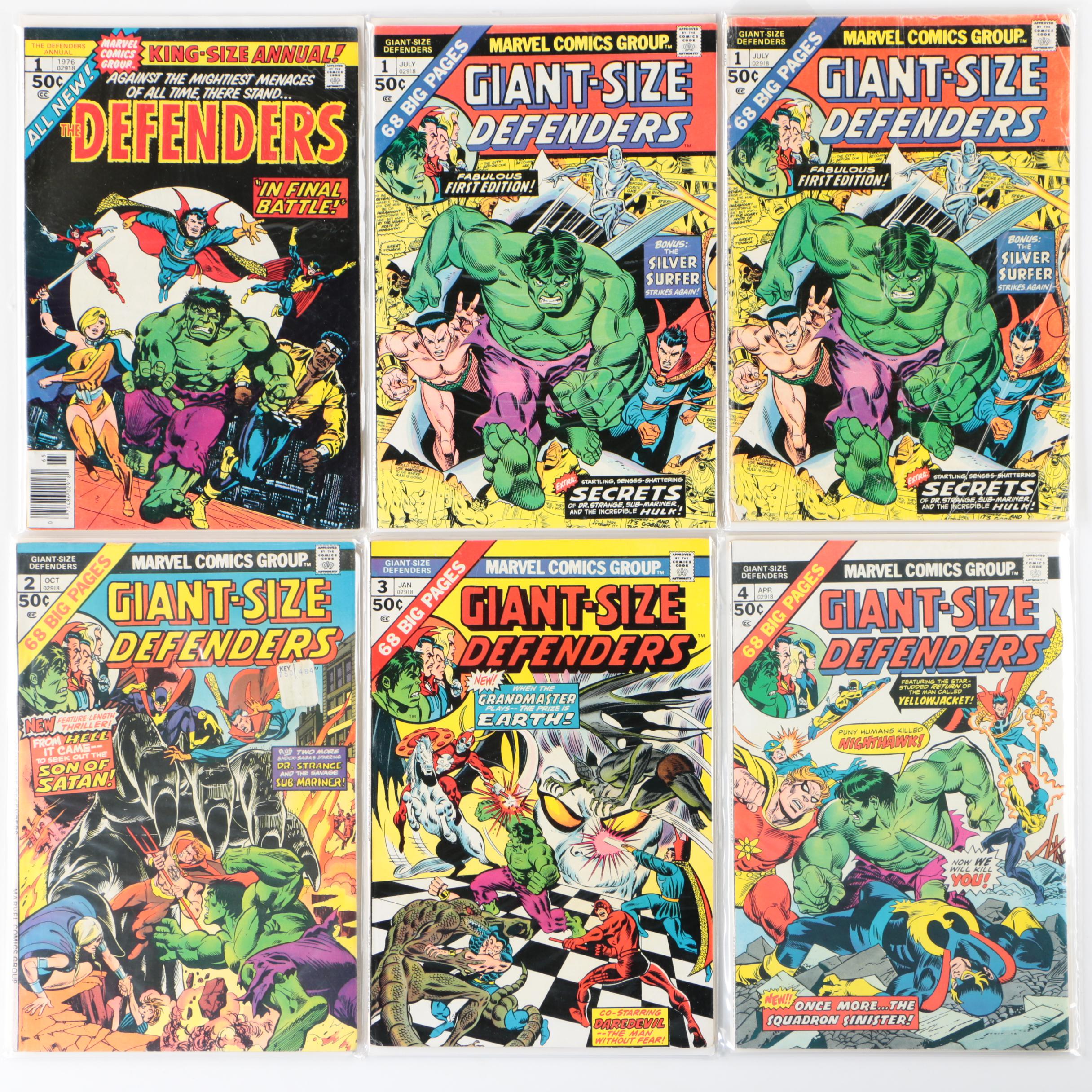 The Defenders Comic Books by Marvel, First Series, 1970s