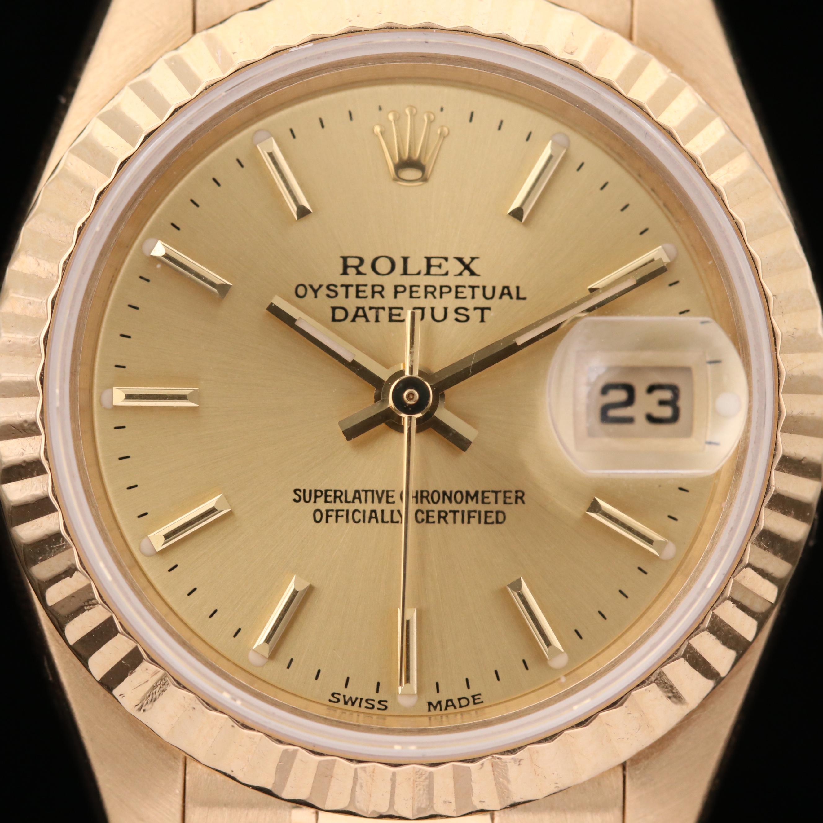 Rolex Datejust President 18K Gold Automatic Watch,1997