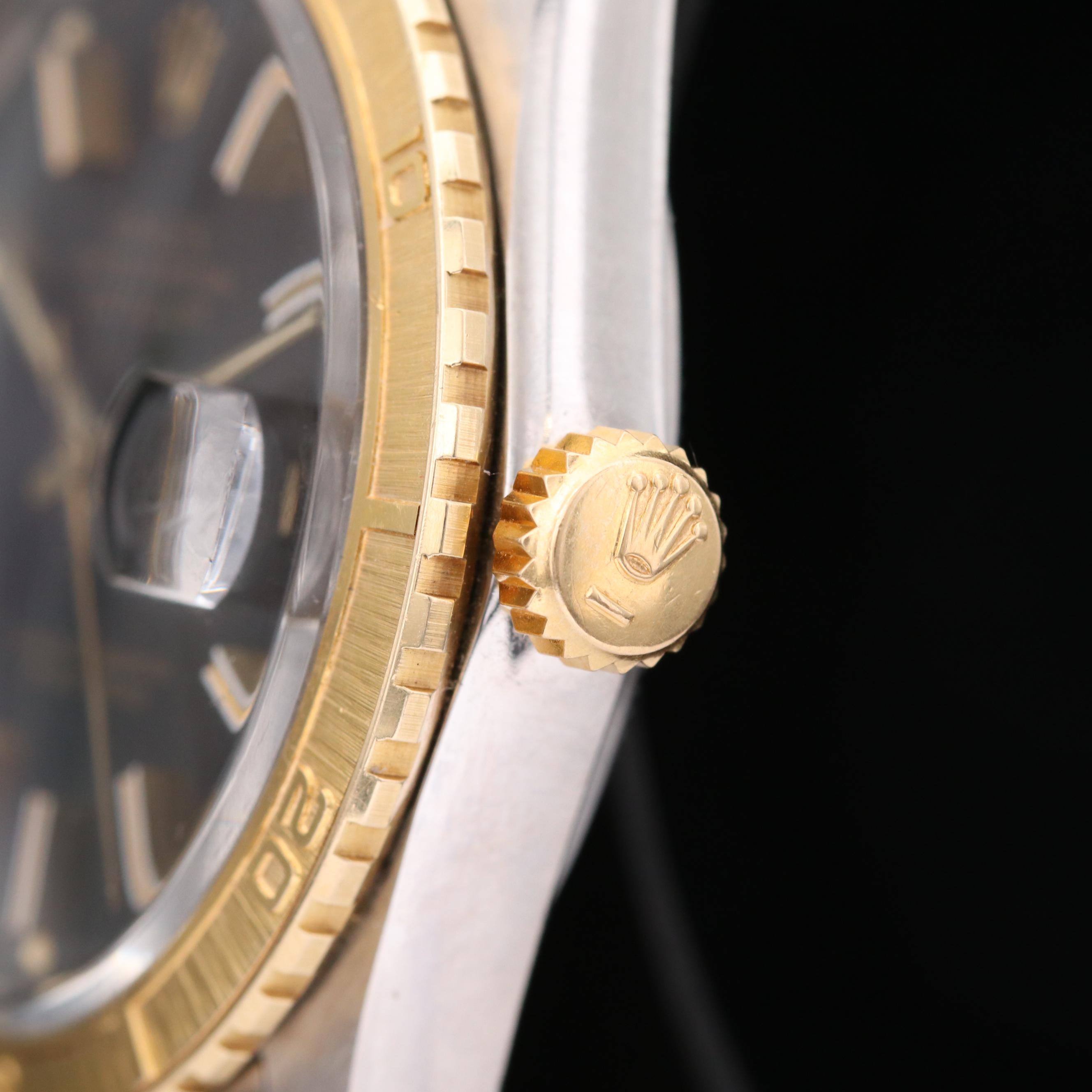 Rolex Datejust Turn O' Graph 18K Gold and Stainless Steel Watch, 1979