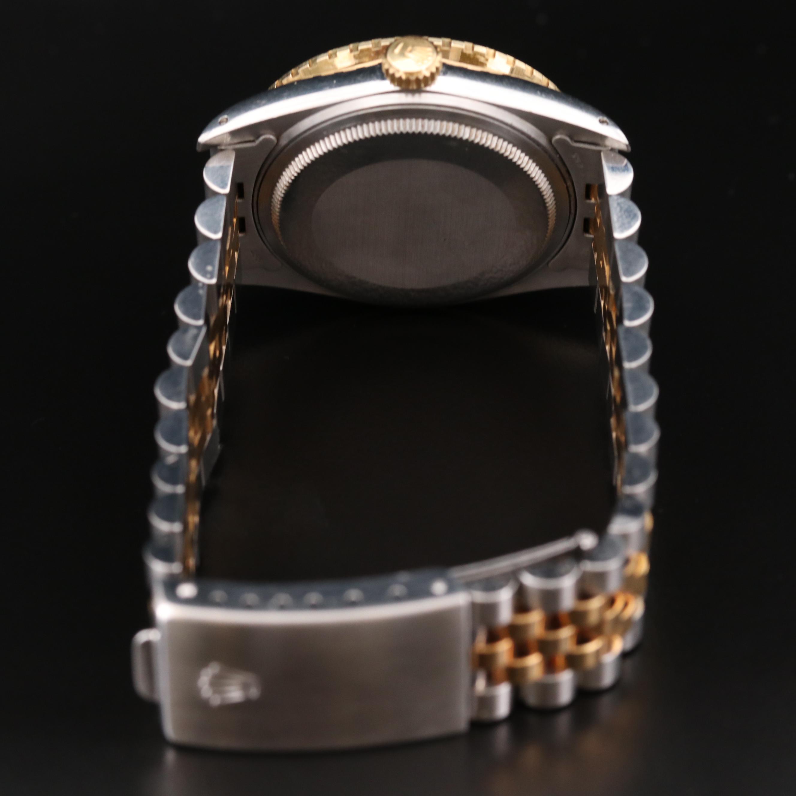 Rolex Datejust Turn O' Graph 18K Gold and Stainless Steel Watch, 1979