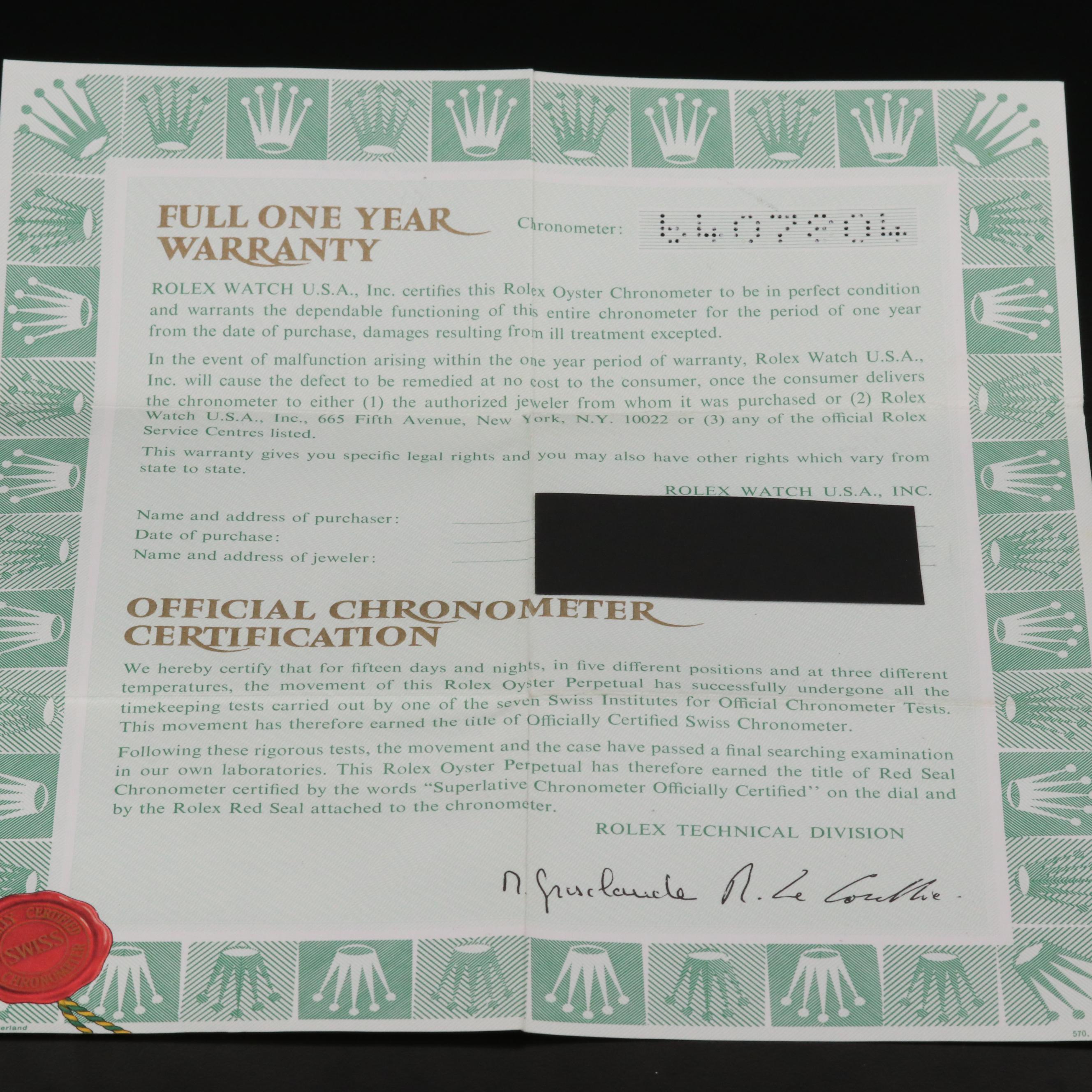 Rolex Datejust Turn O' Graph 18K Gold and Stainless Steel Watch, 1979