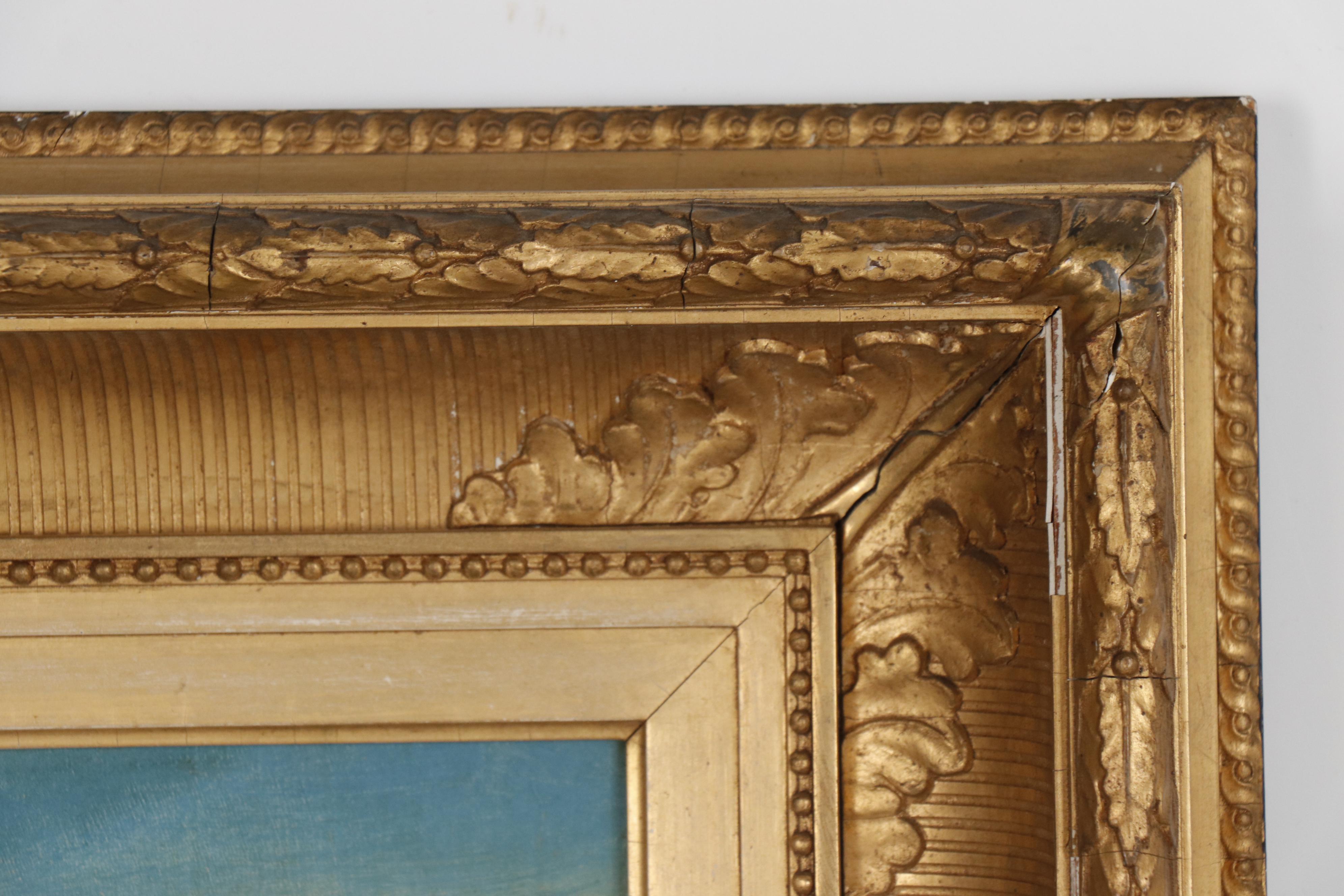 William E. Norton Nautical Oil Painting, 1874