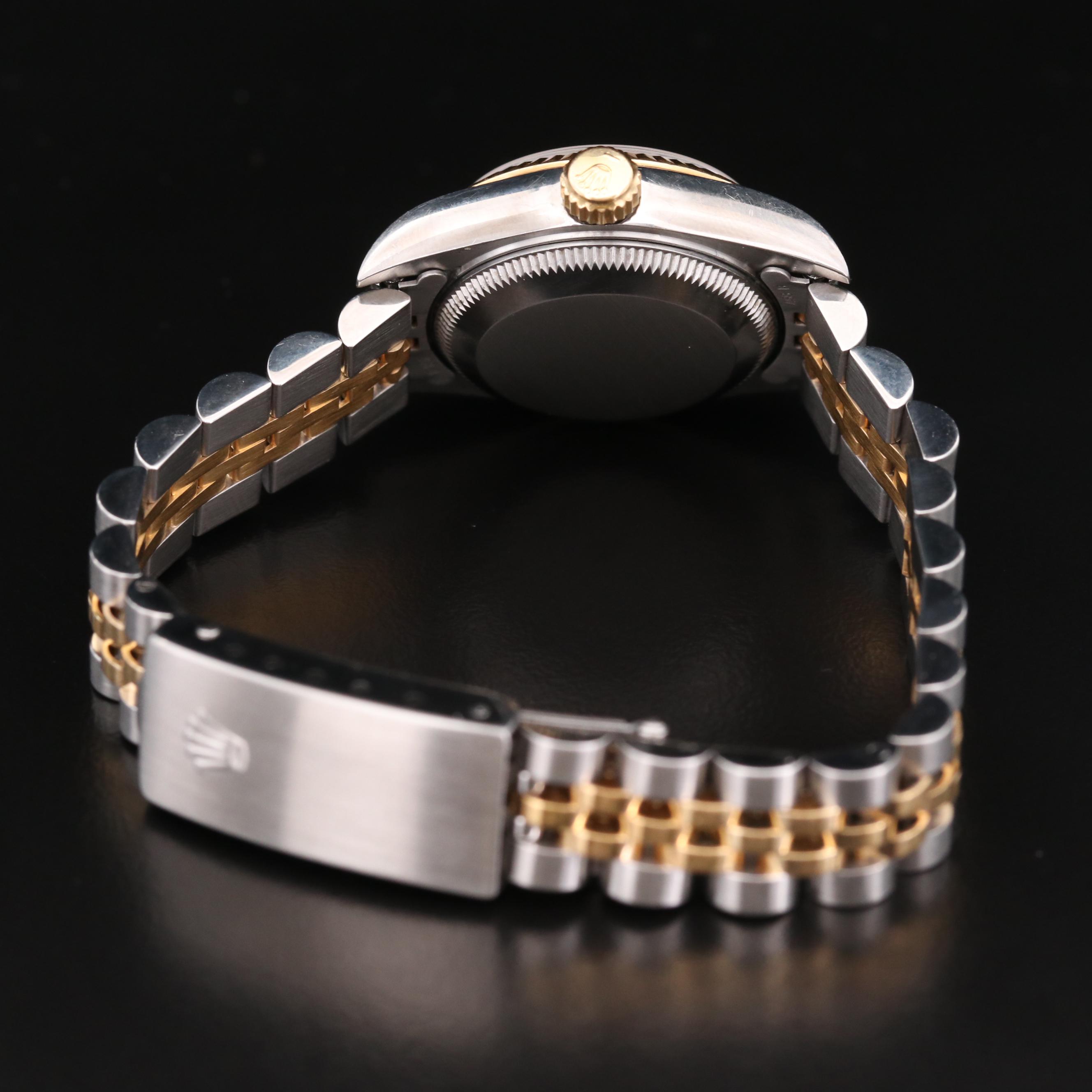 Rolex Datejust 18K Gold and Stainless Steel Automatic Watch, 1993