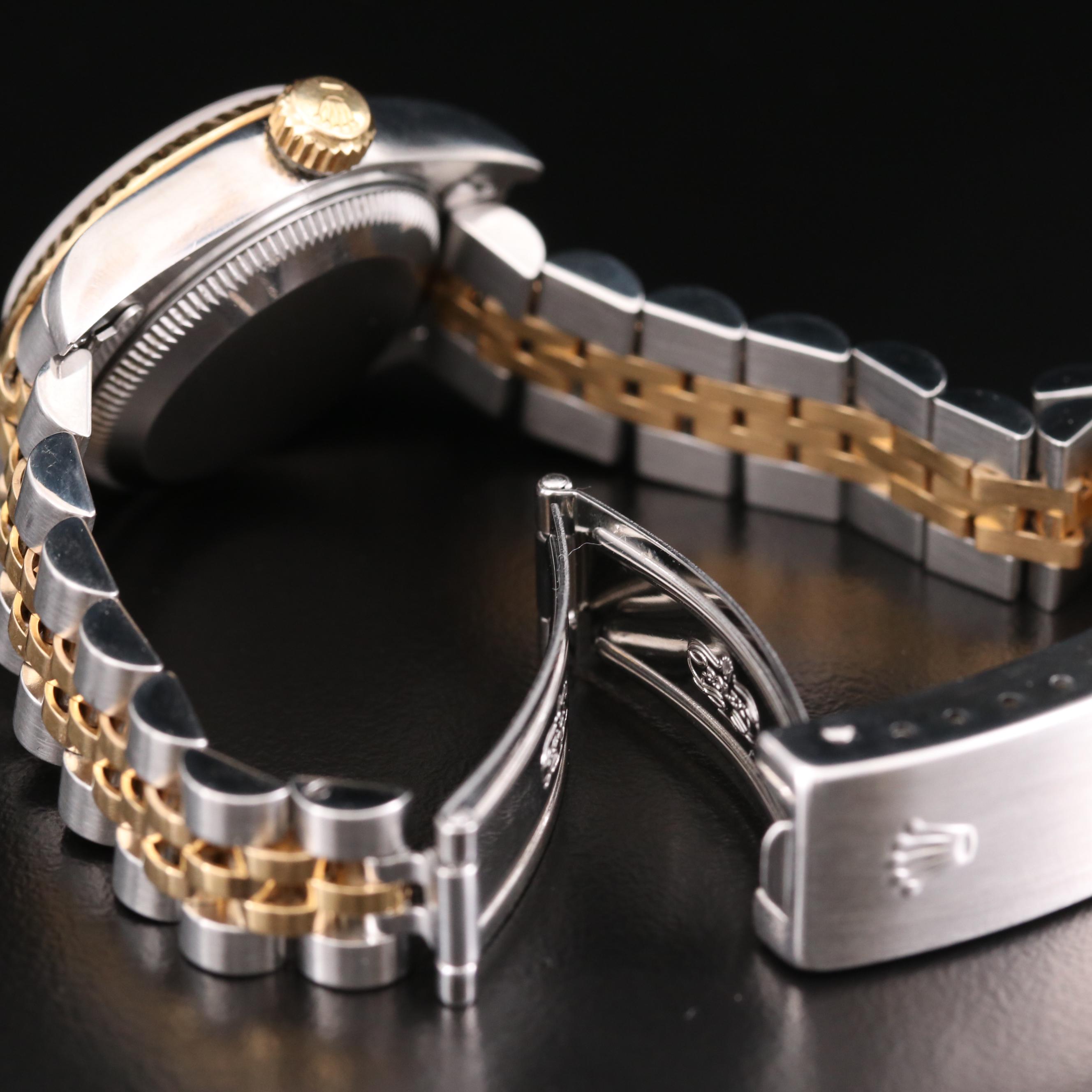 Rolex Datejust 18K Gold and Stainless Steel Automatic Watch, 1993