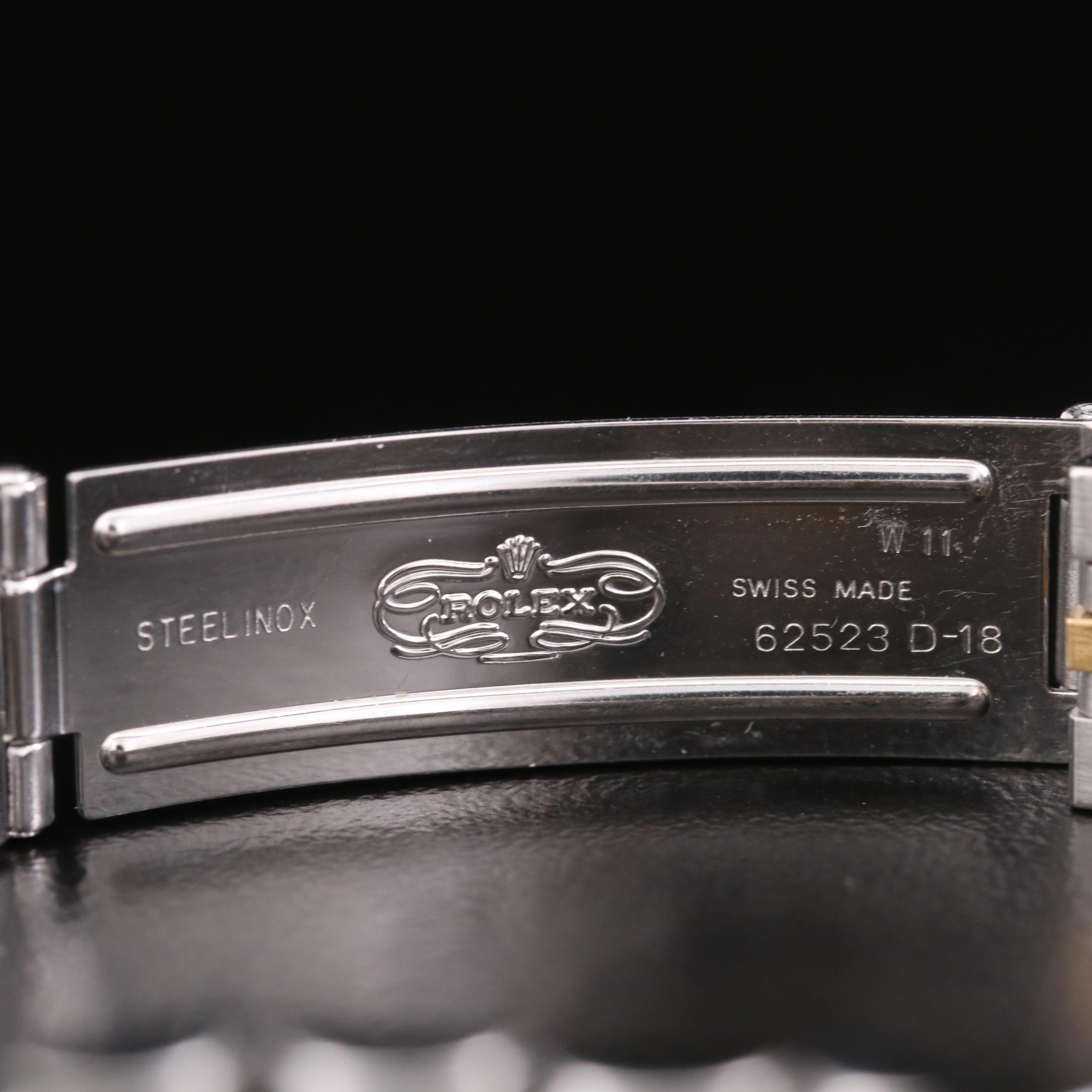 Rolex Datejust 18K Gold and Stainless Steel Automatic Watch, 1993