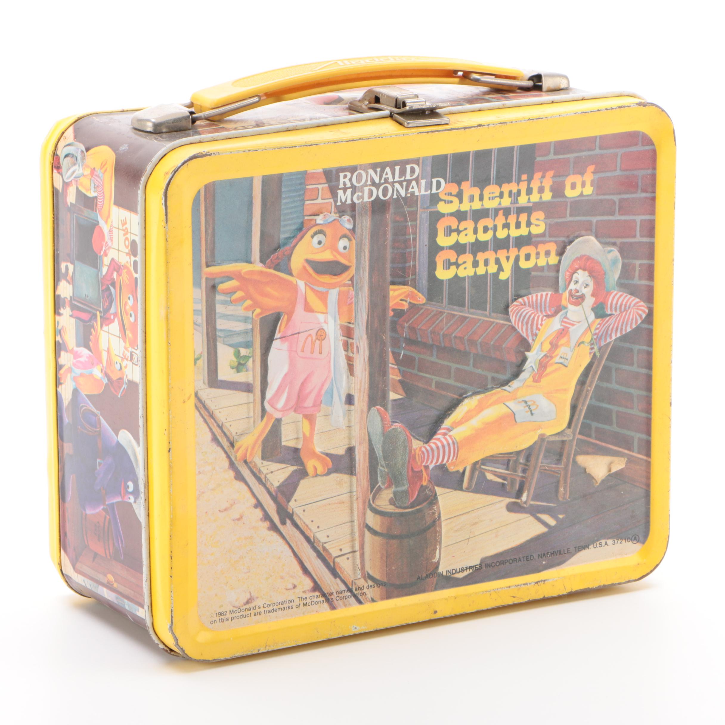 Aladdin Industries McDonald's Metal Lunchbox, 1982