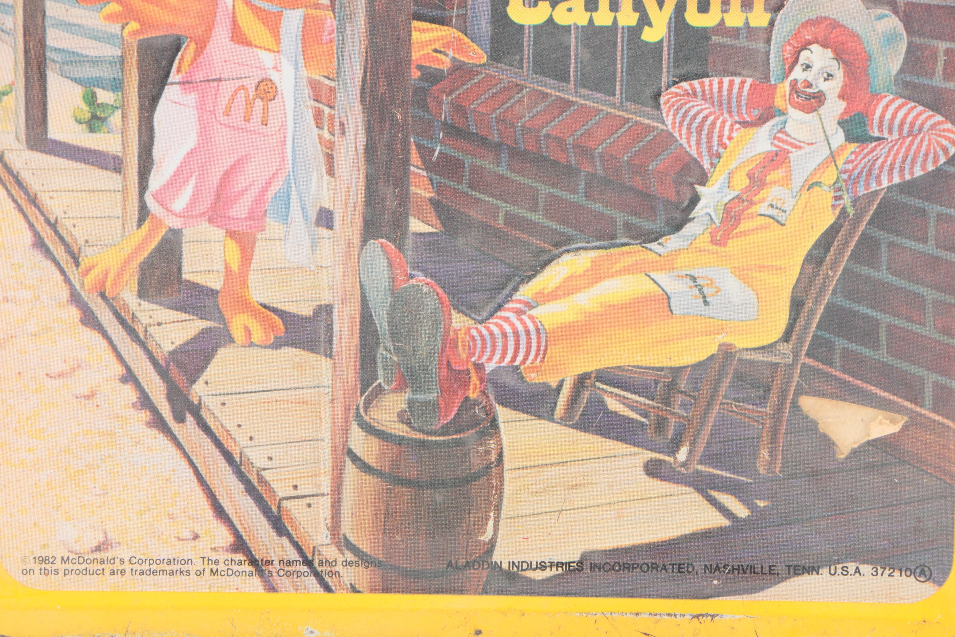 Aladdin Industries McDonald's Metal Lunchbox, 1982