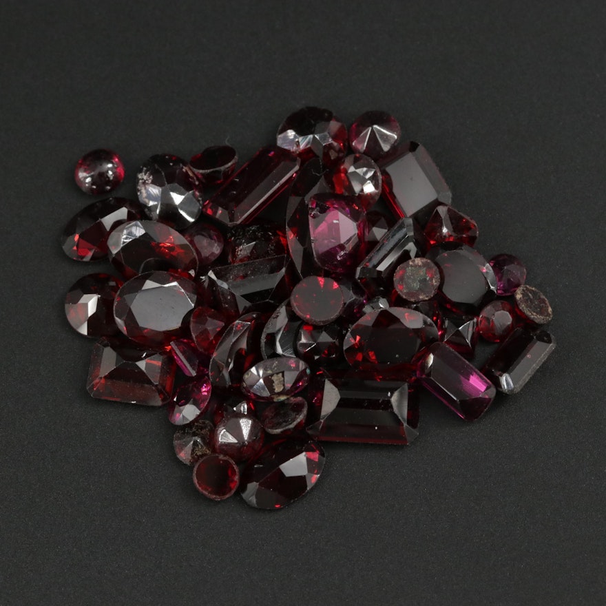 Loose 52.87 CTW Garnet Gemstones