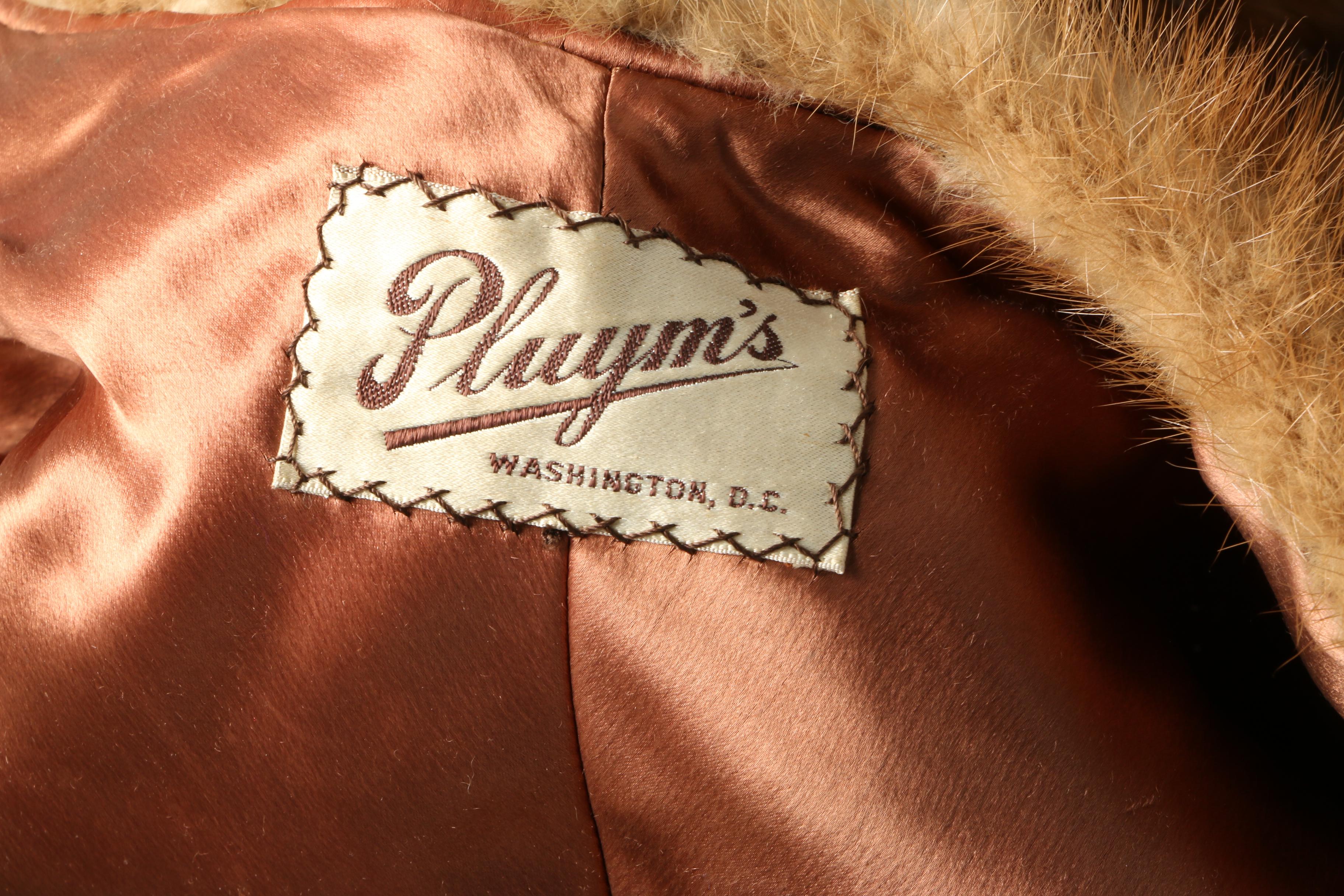 Stone Marten Fur Stole with Adjustable Front Drapes