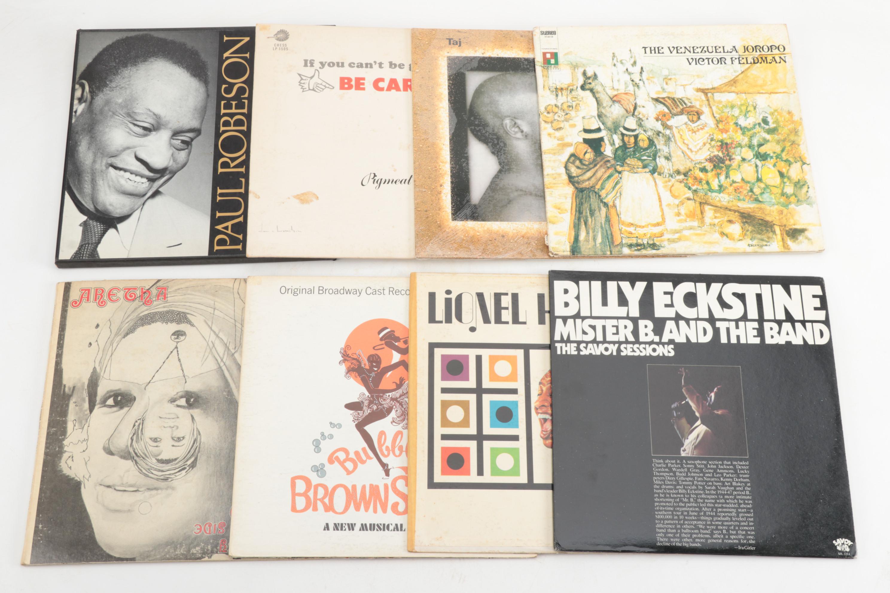 Jazz, Soul, Blues, LP Vinyl Albums Including "The Supremes," Mid-20th Century