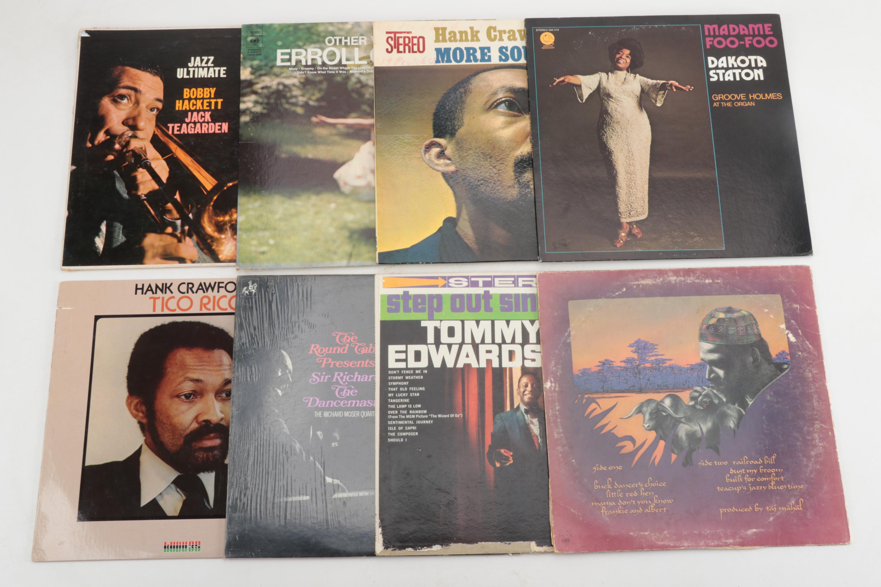 Jazz, Soul, Blues, LP Vinyl Albums Including "The Supremes," Mid-20th Century