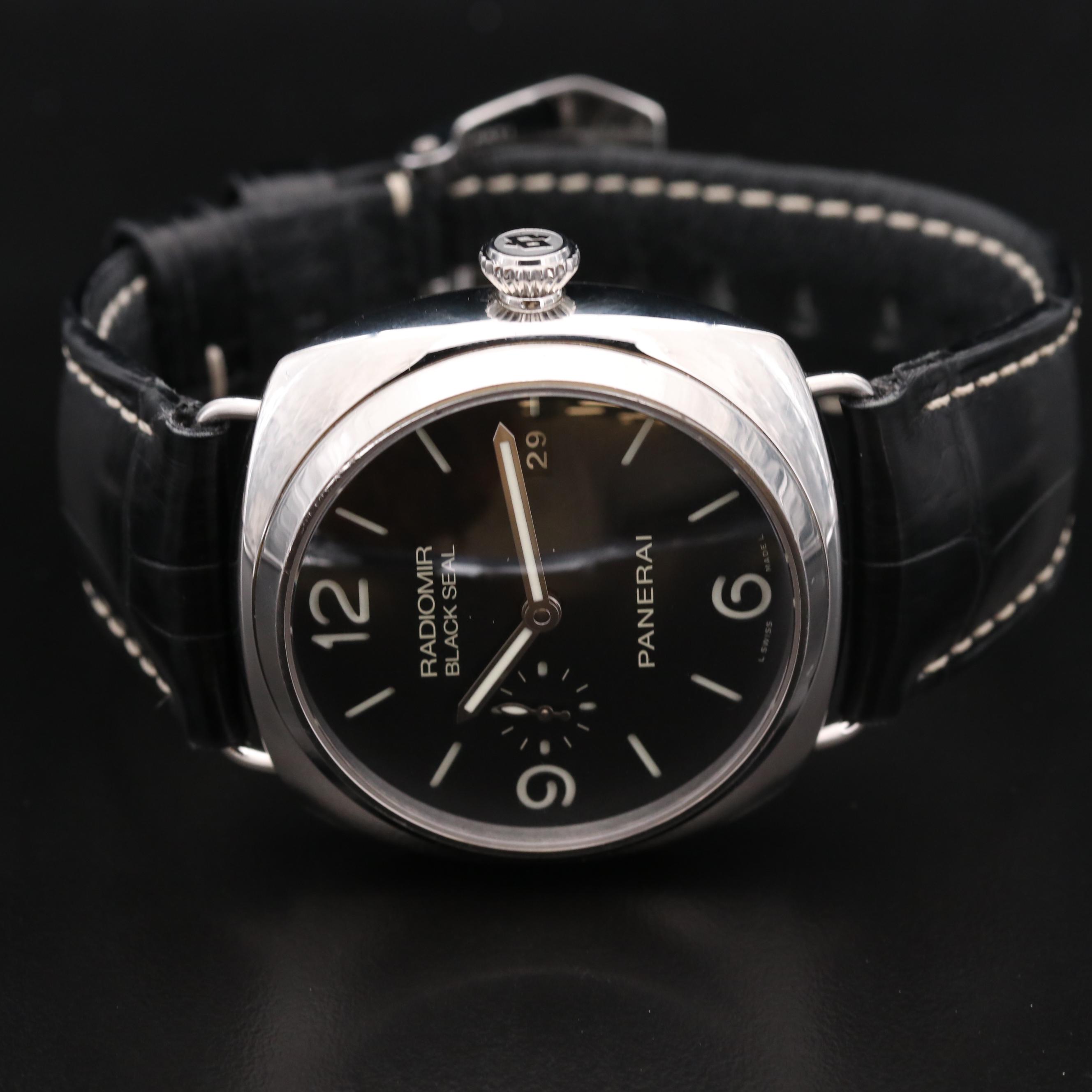 Panerai Radiomir Black Seal Three Days Stainless Steel Automatic Watch